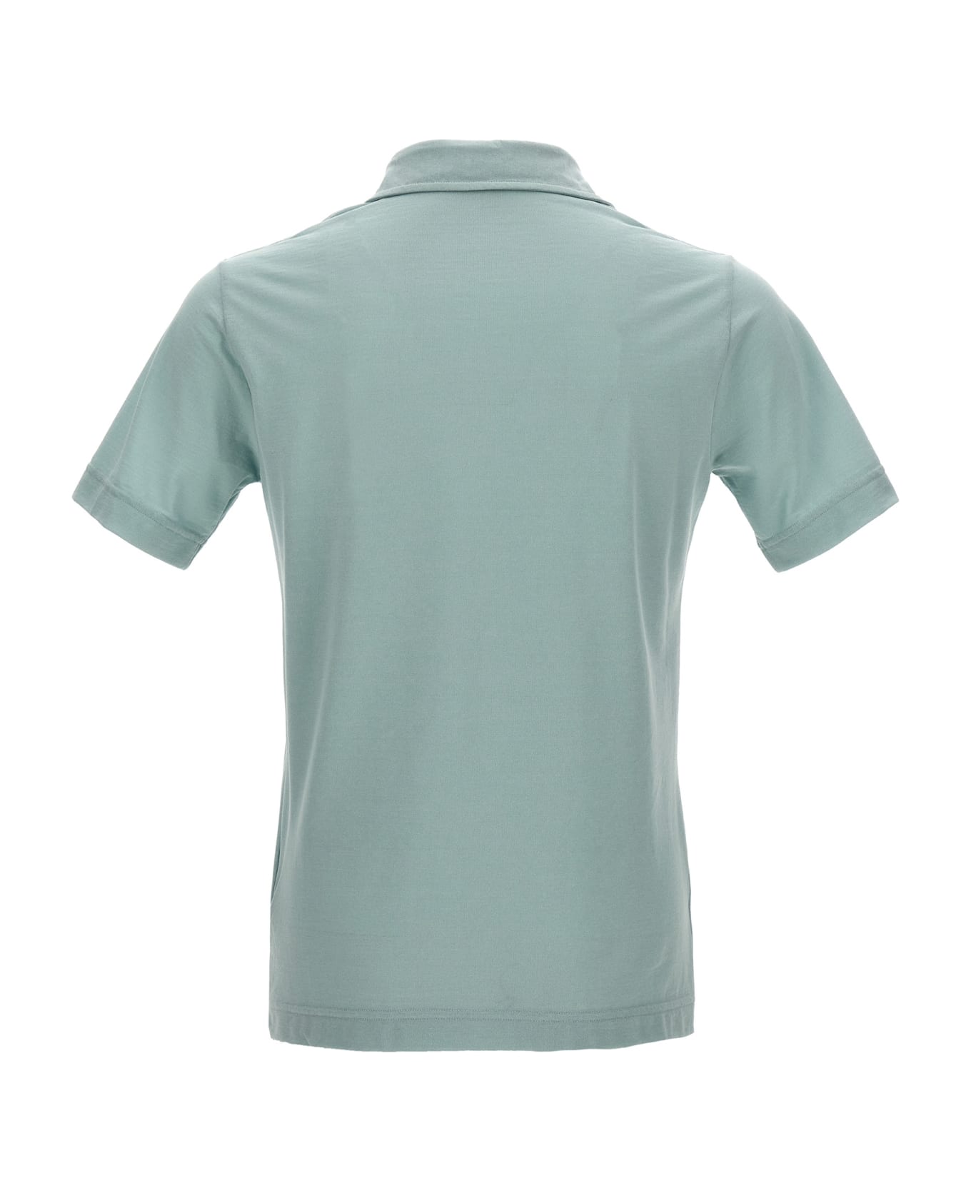 Zanone Ice Cotton Polo Shirt - Ceruleo