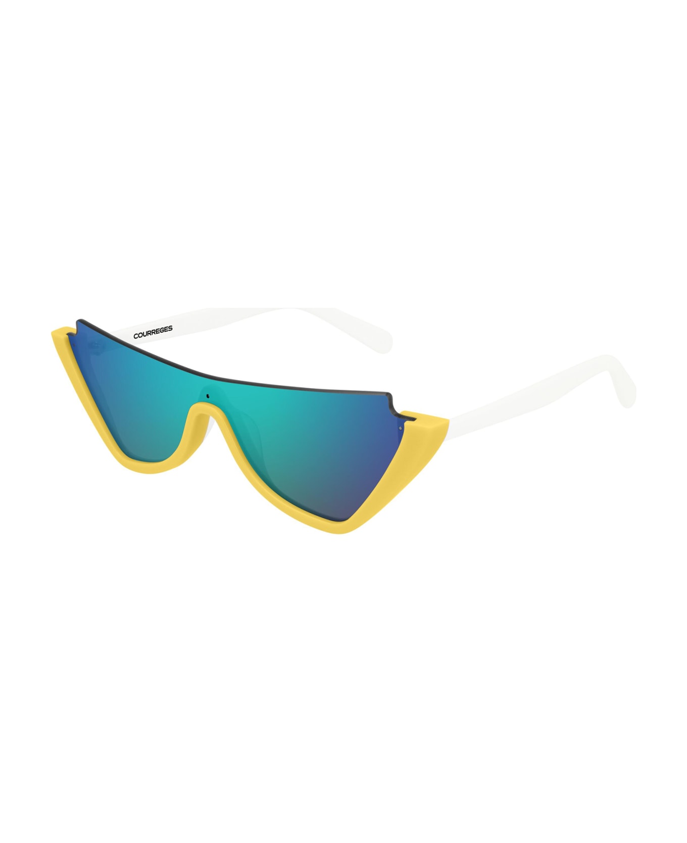 Courrèges CL1910 Sunglasses - Yellow White Green