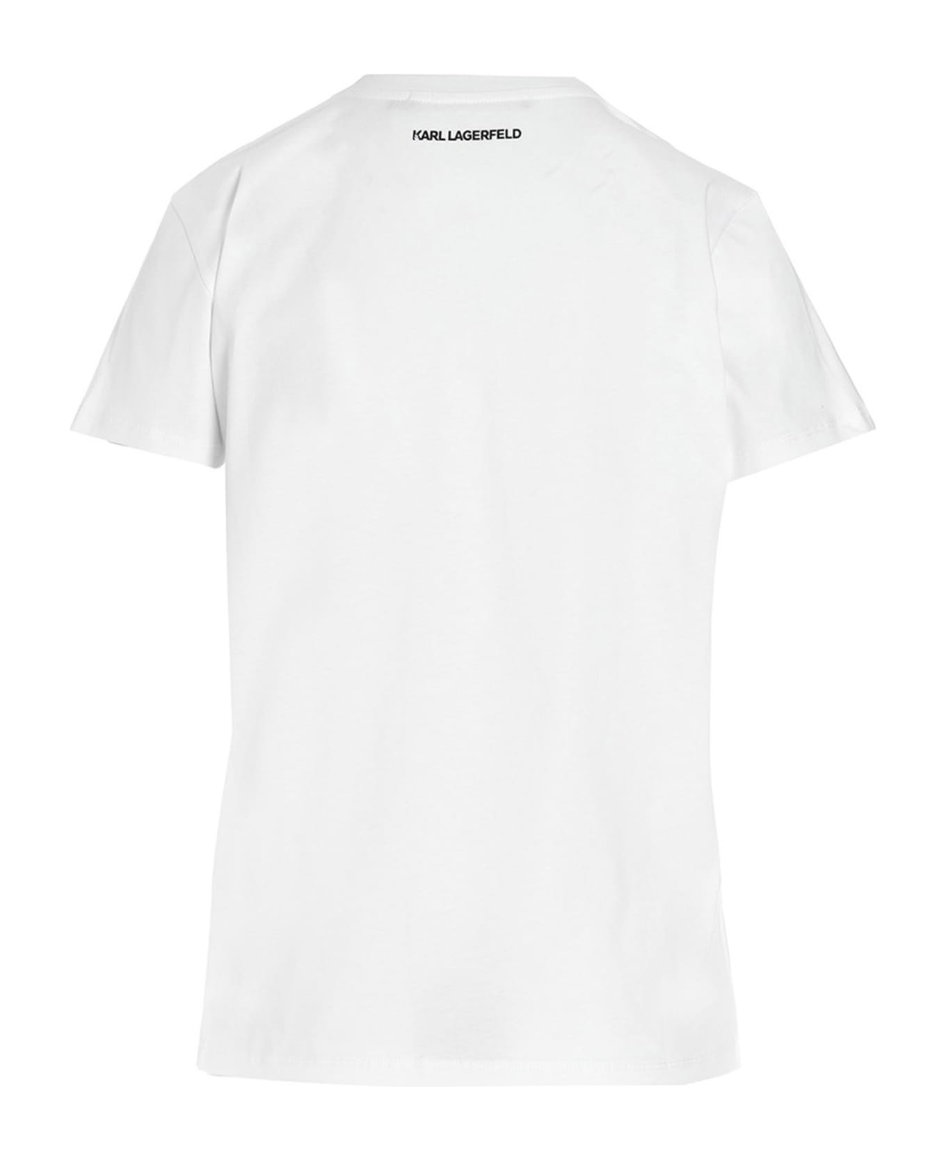 Karl Lagerfeld 'ikonik 2.0' T-shirt - White Tシャツ