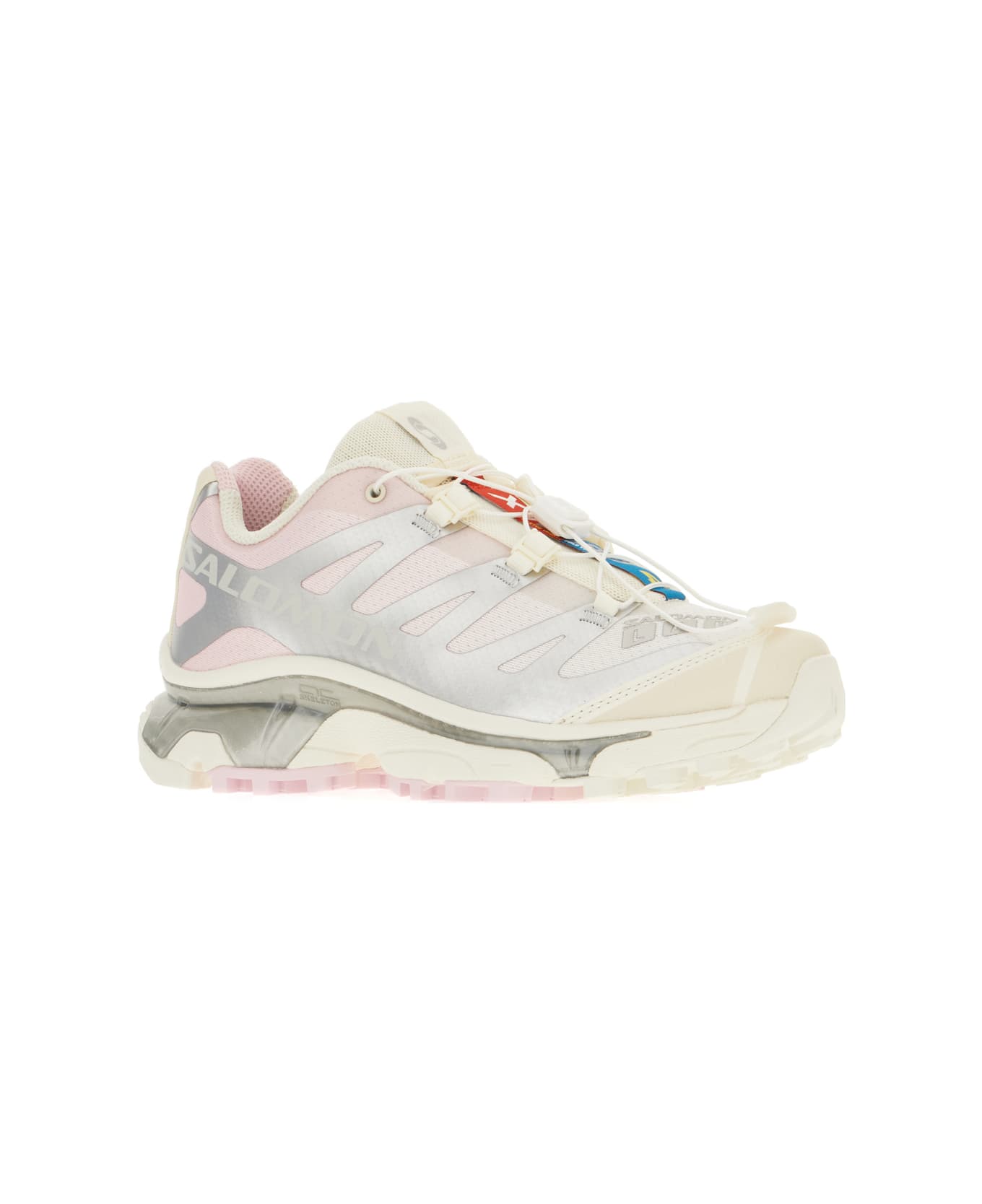 Salomon Multicolor Fabric Xt-4 Og Sneakers - VANILLA ICE FTW SILVER FAIRY TALE