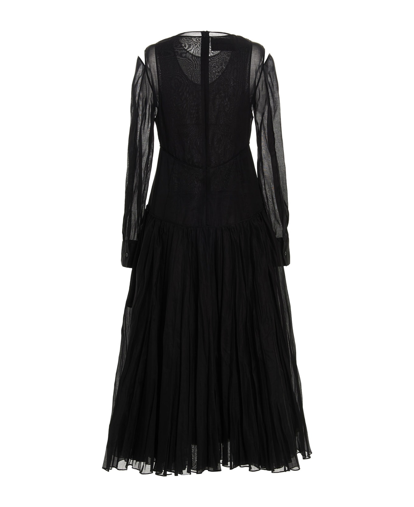 Jil Sander Pleated Skirt Dress - Black   ワンピース＆ドレス