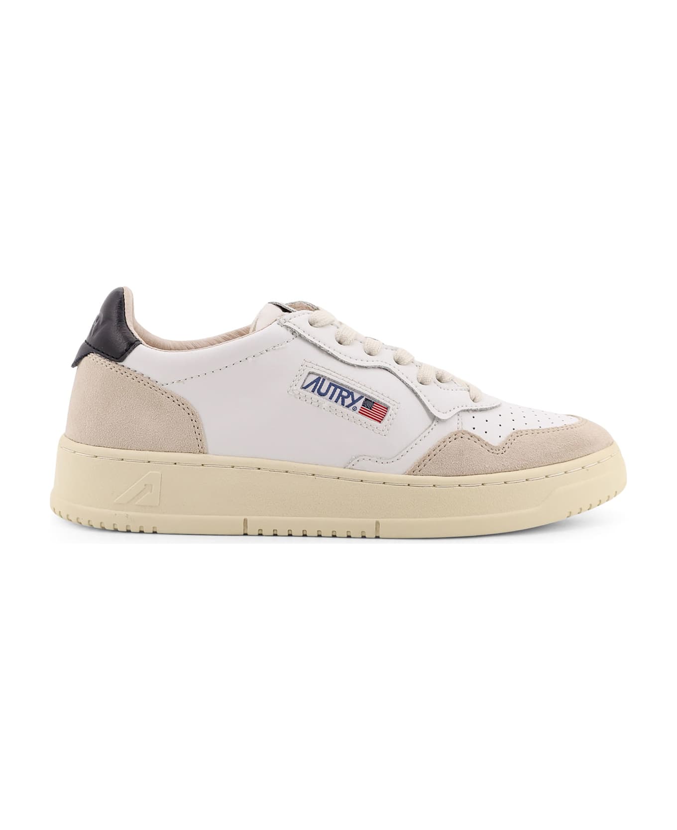 Autry Medalist Low Leather Low-top Sneakers - White
