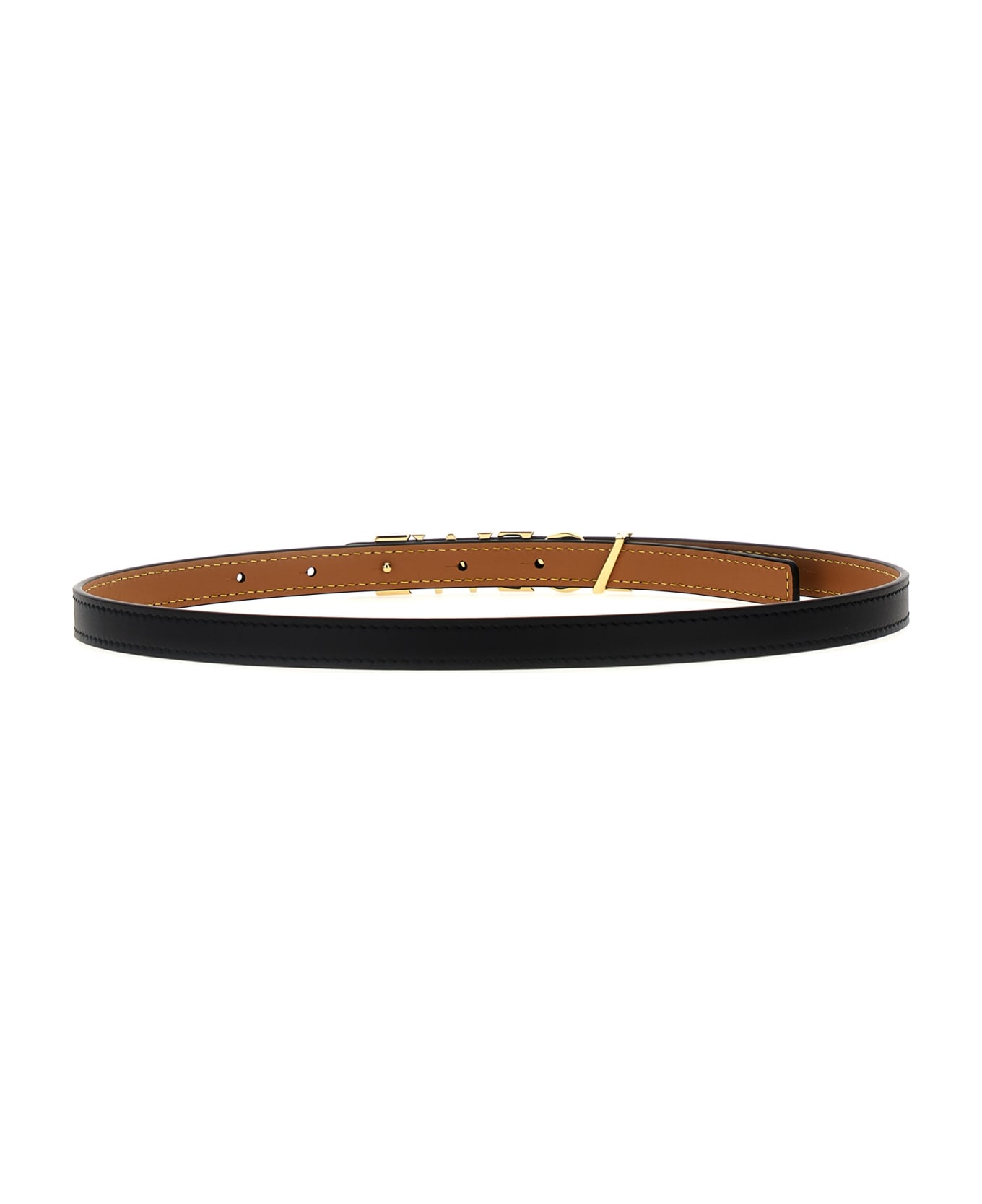 Loewe 
lettering
 Logo Belt - Black