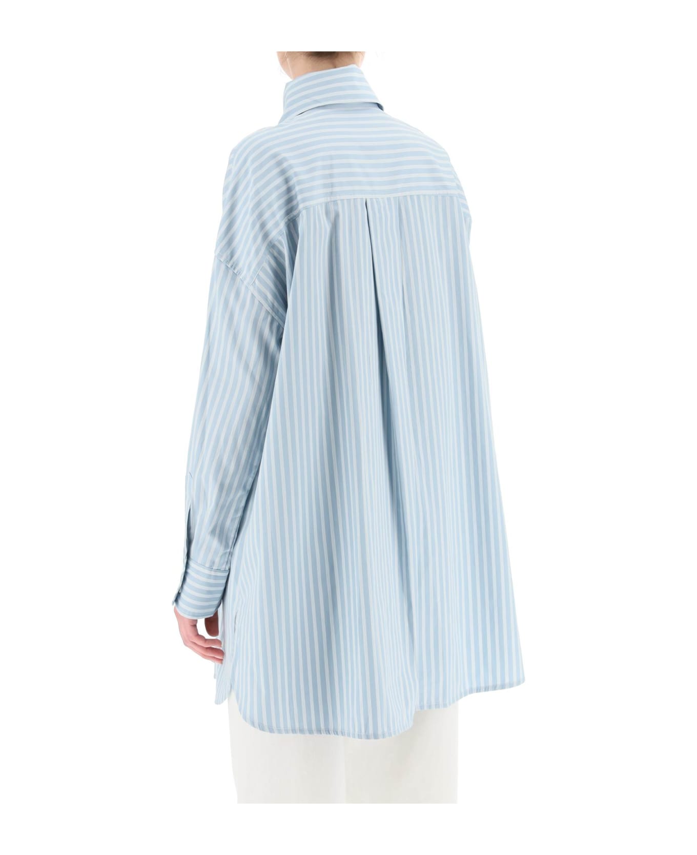 Etro Oversized Striped Shirt - LIGHT BLUE (Light blue) シャツ