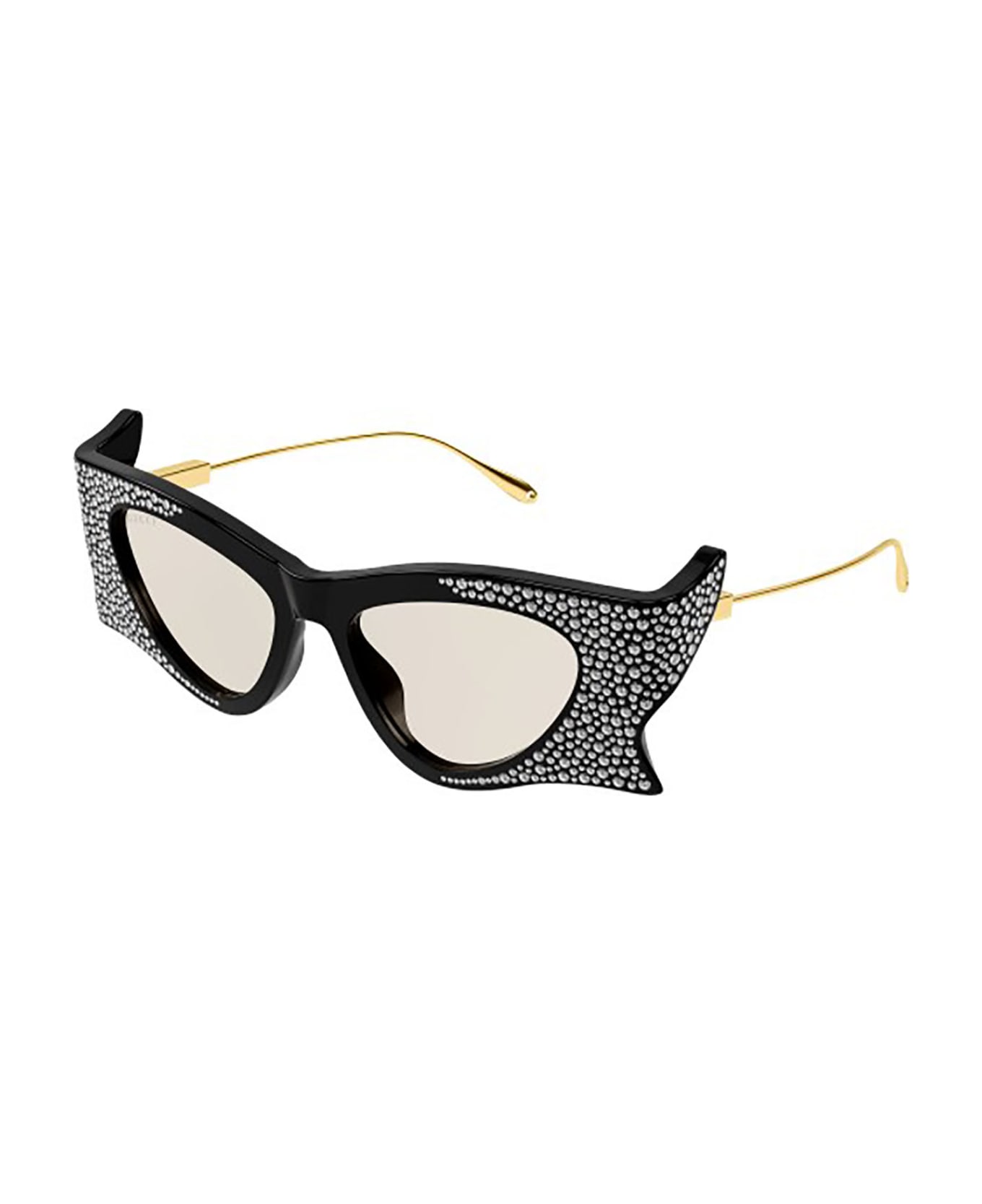 Gucci Eyewear Gg1328s Sunglasses - BLACK-GOLD-YELLOW