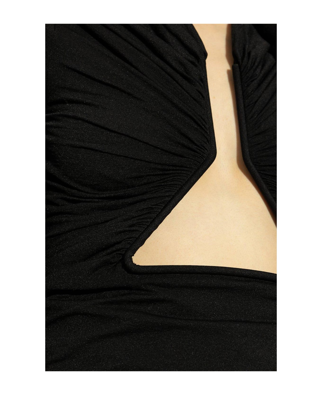 Rick Owens Prong Cropped Top - Black