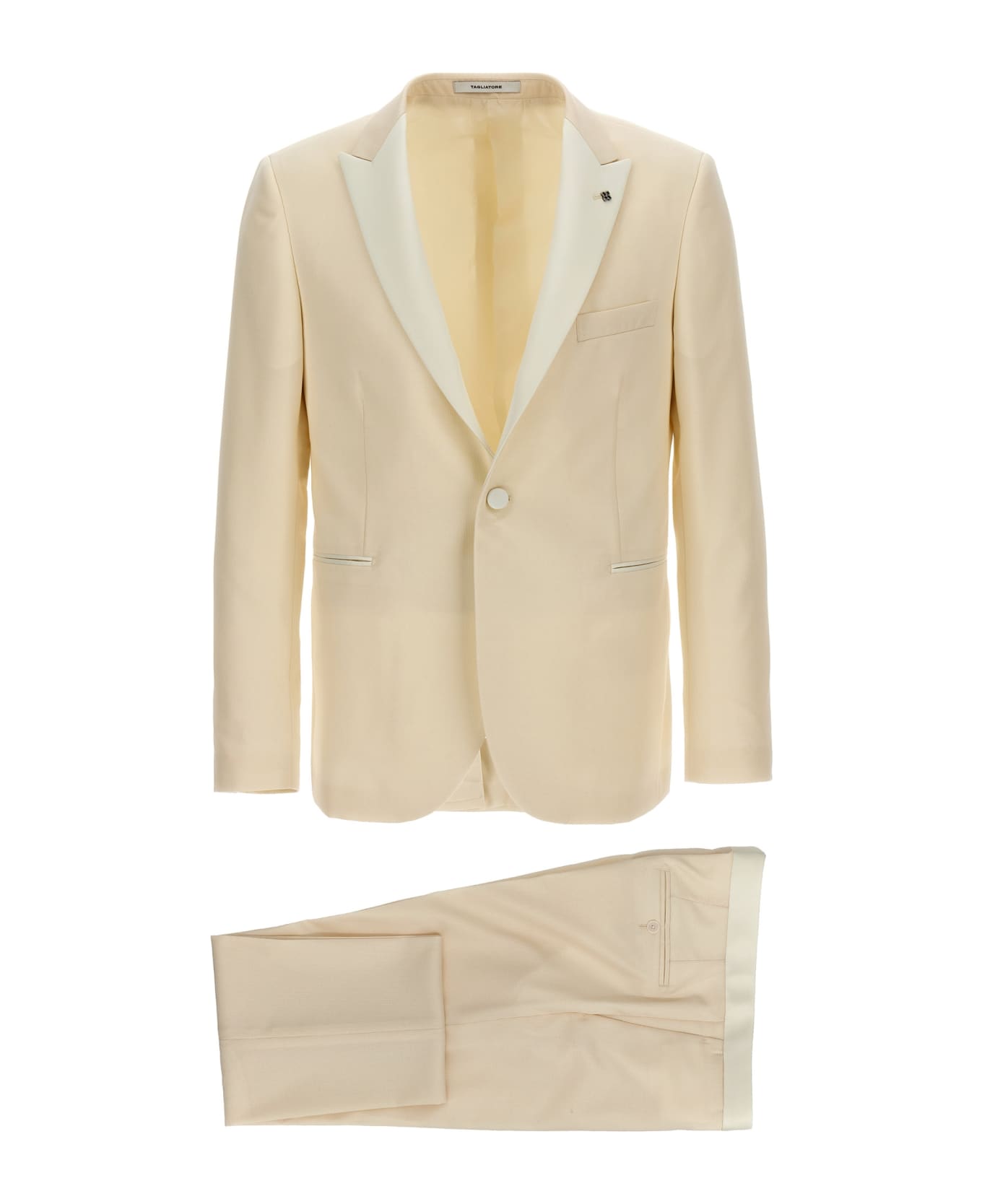 Tagliatore 'bruce' Tuxedo Dress - White スーツ