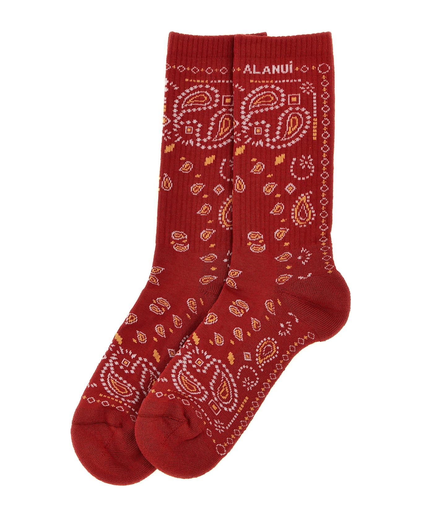 Alanui 
bandana
 Socks - Red