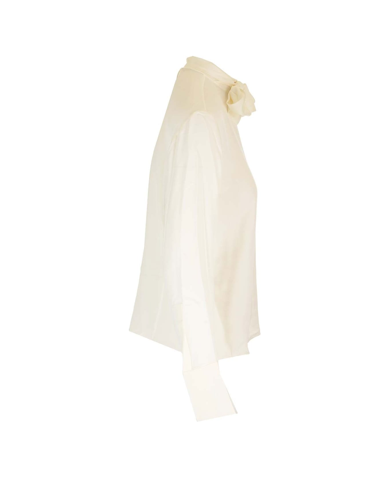 Theory Silk Blouse - Ivory