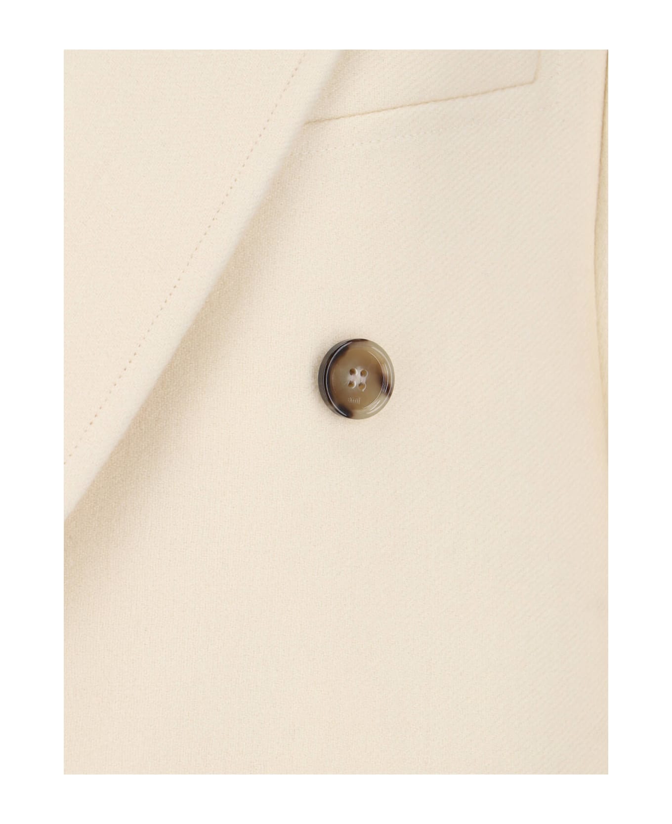 Ami Alexandre Mattiussi Double-breasted Coat - White