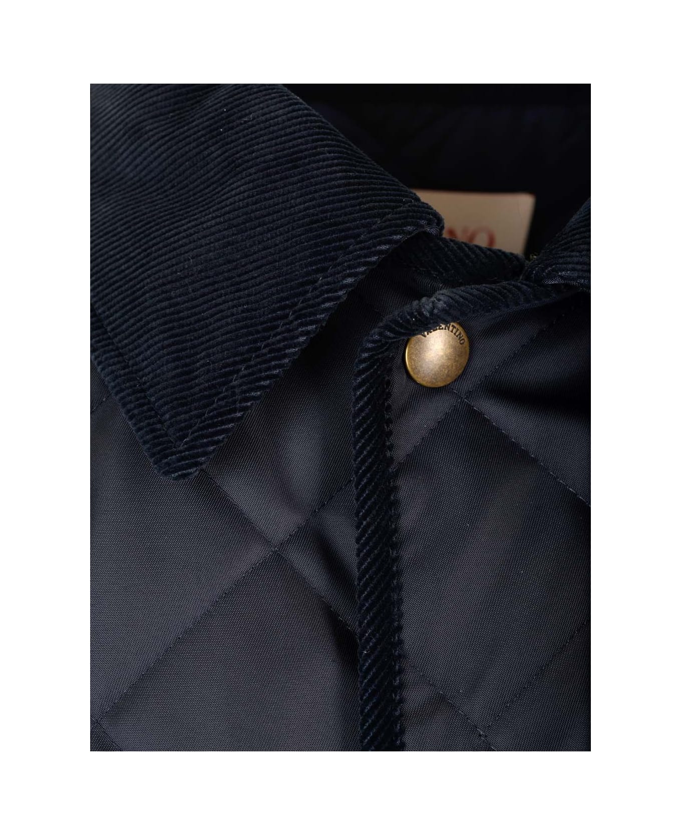 Valentino Garavani Quilted Nylon Shirt Jacket - NAVY