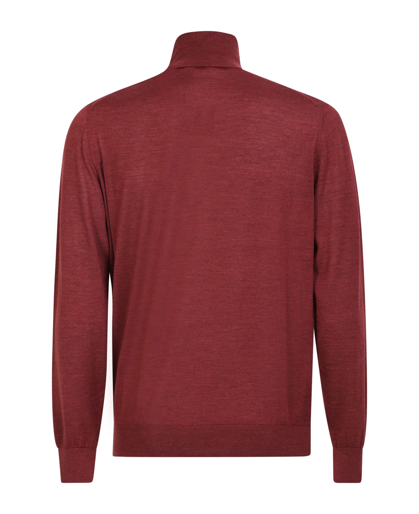 Colombo Silk And Cashmere Sweater - Bordeaux