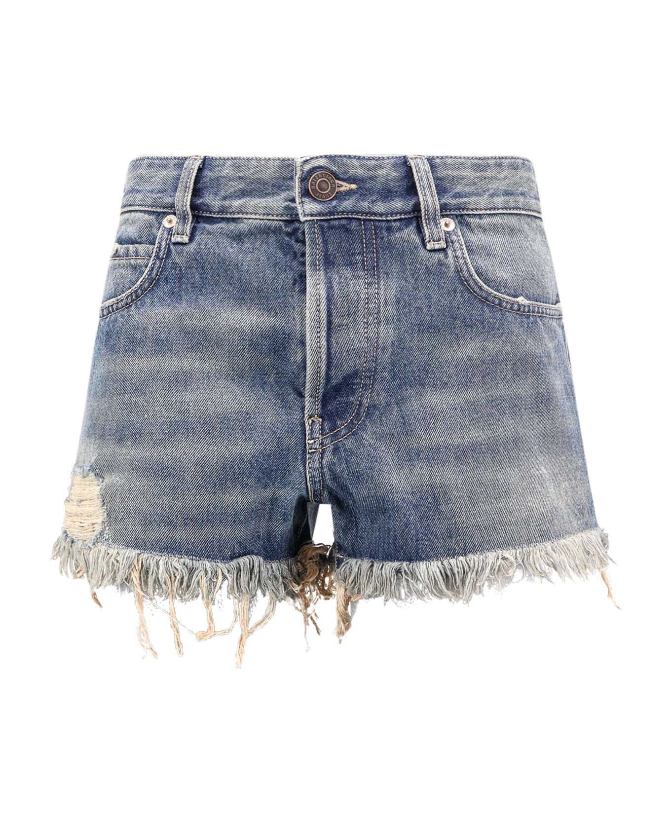 Balenciaga Denim Shorts - Blue