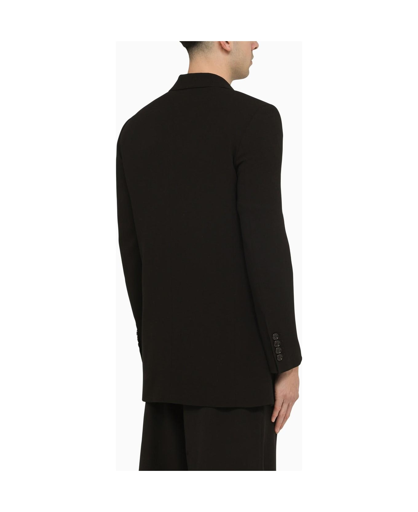 Ami Alexandre Mattiussi Black Wool Single-breasted Jacket - BLACK