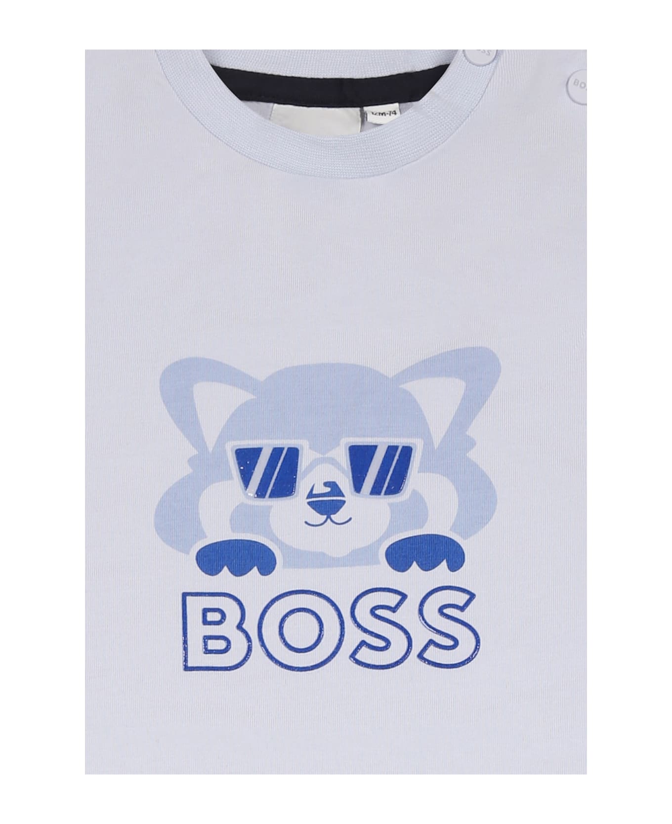 Hugo Boss Multicolor Suit For Baby Boy With Panda - Multicolor