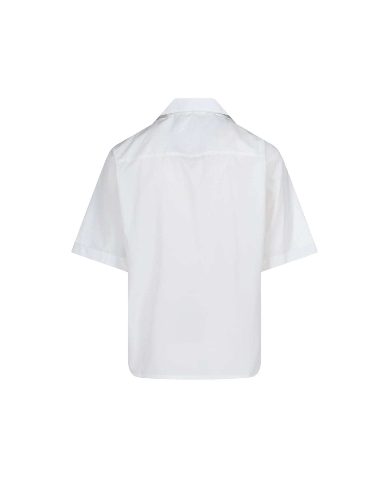 Marni Logo Bowling Shirt - White