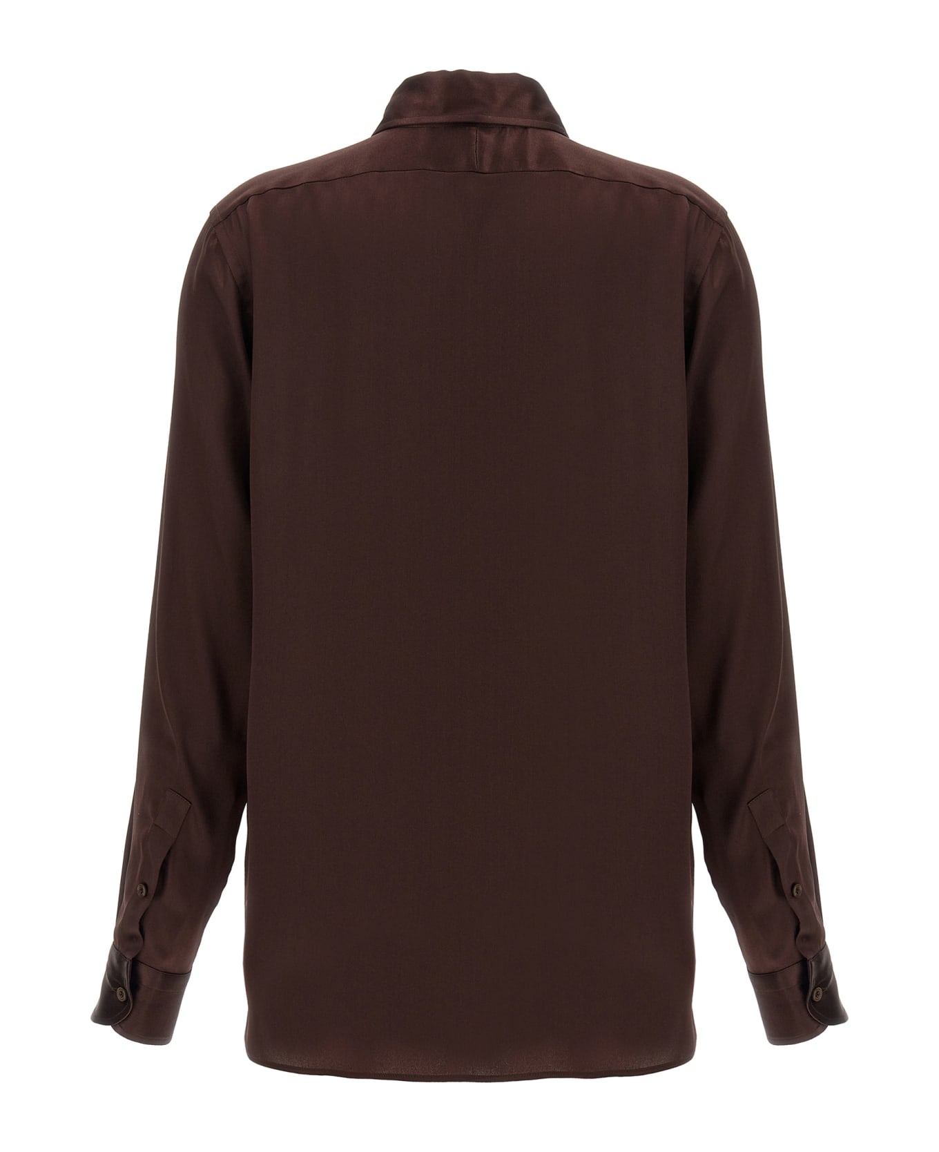 Tom Ford Silk Shirt - Brown