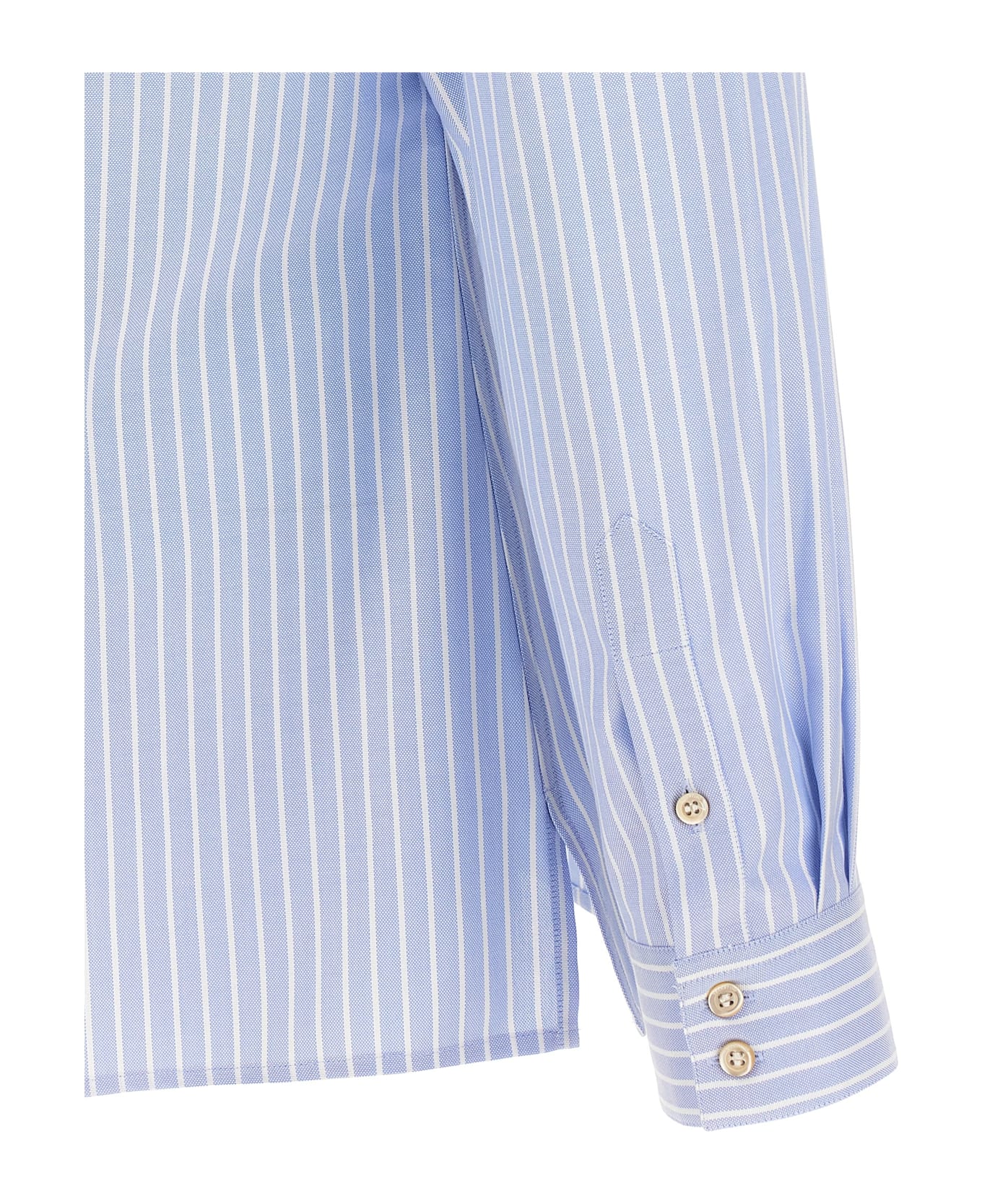 Valentino Garavani Striped Shirt - Light Blue