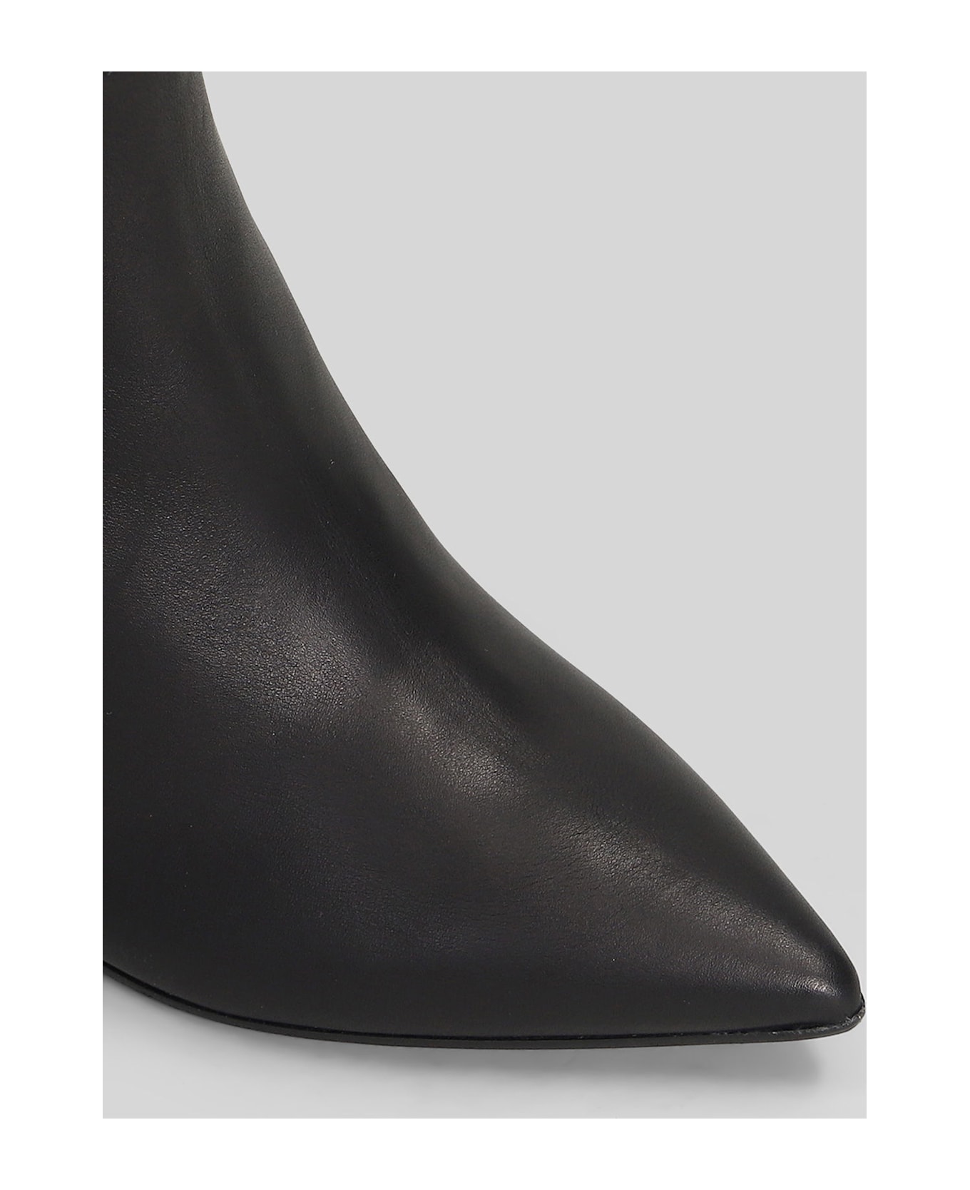 Fabio Rusconi High Heels Boots In Black Leather - black