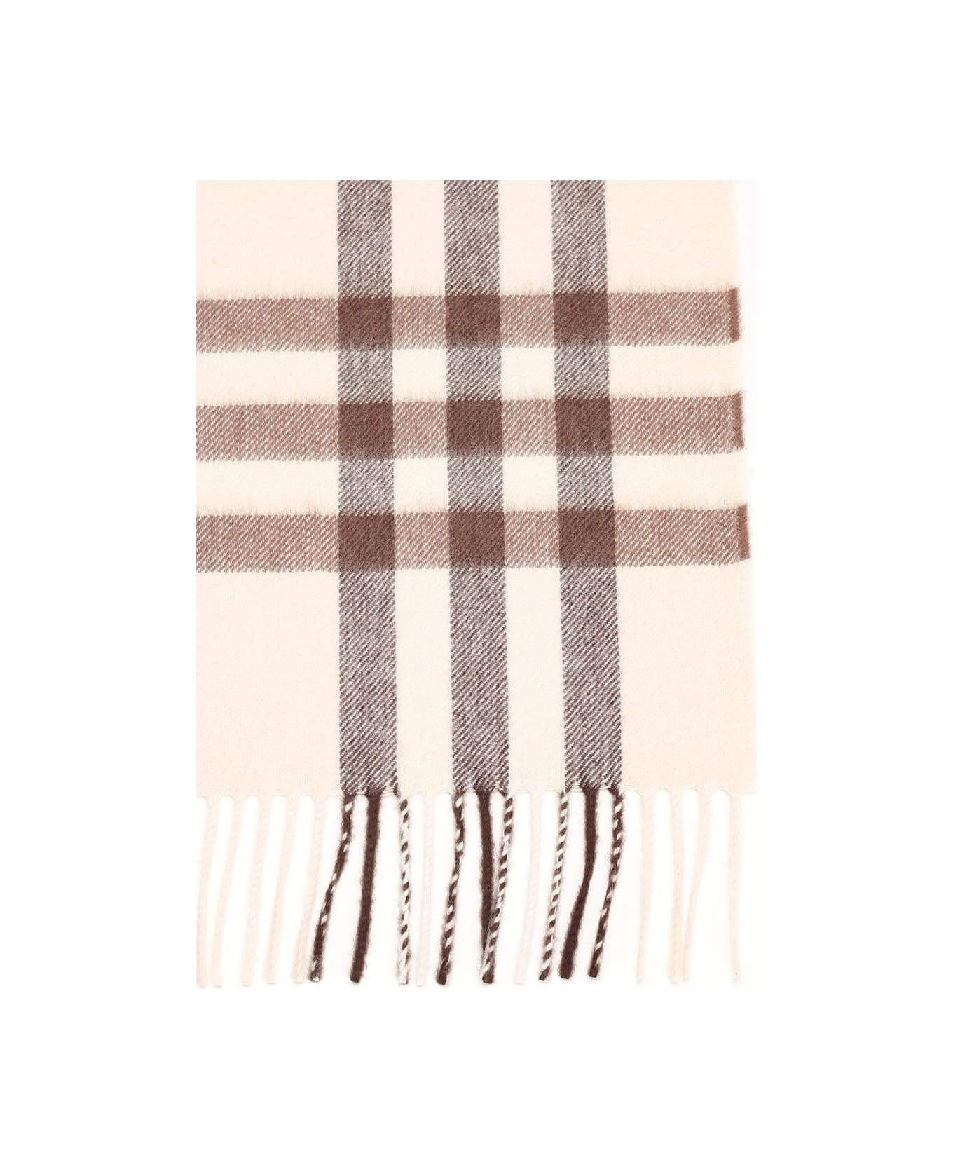 Burberry Cashmere Scarf - ALABASTER