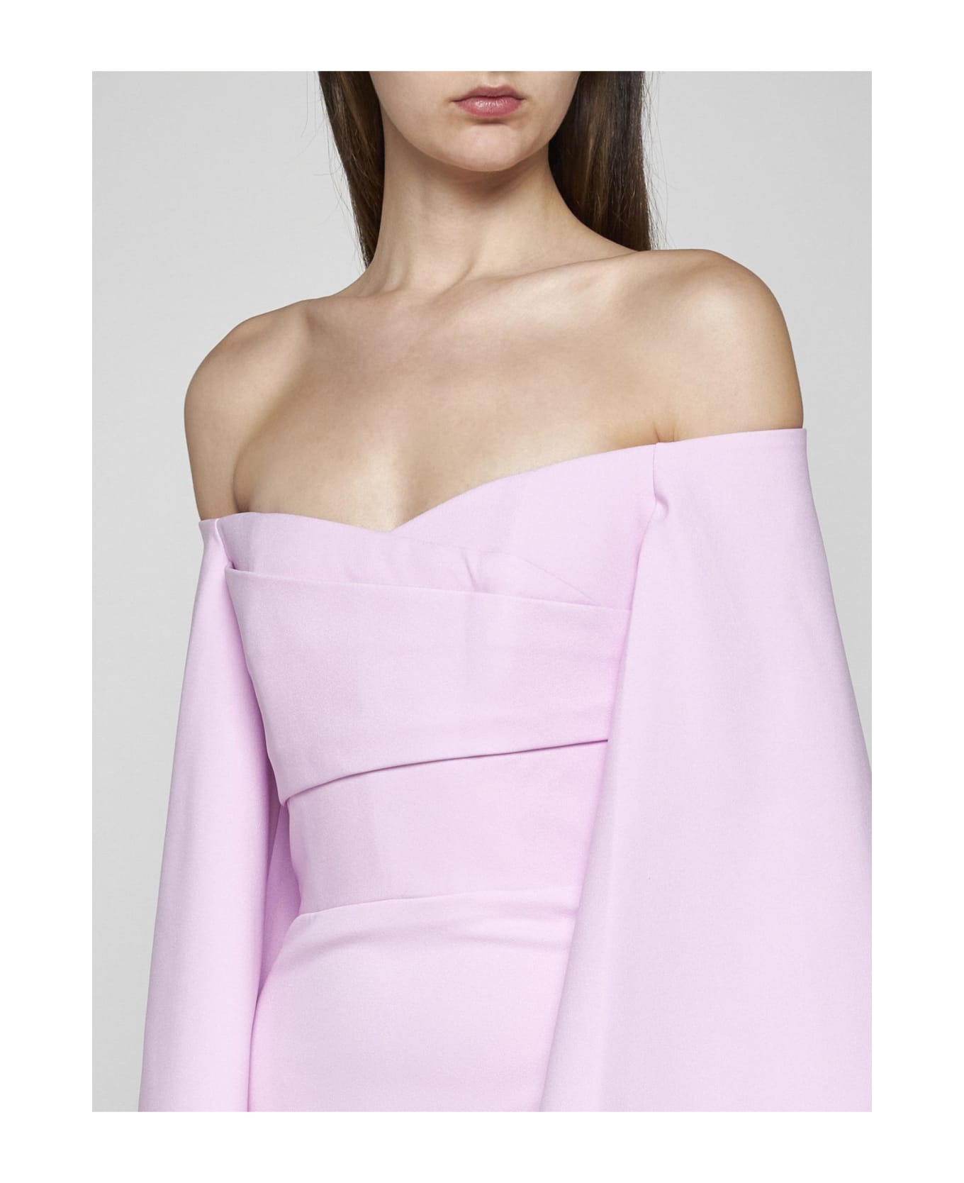 Solace London Eliana Maxi Dress - Blush Pink