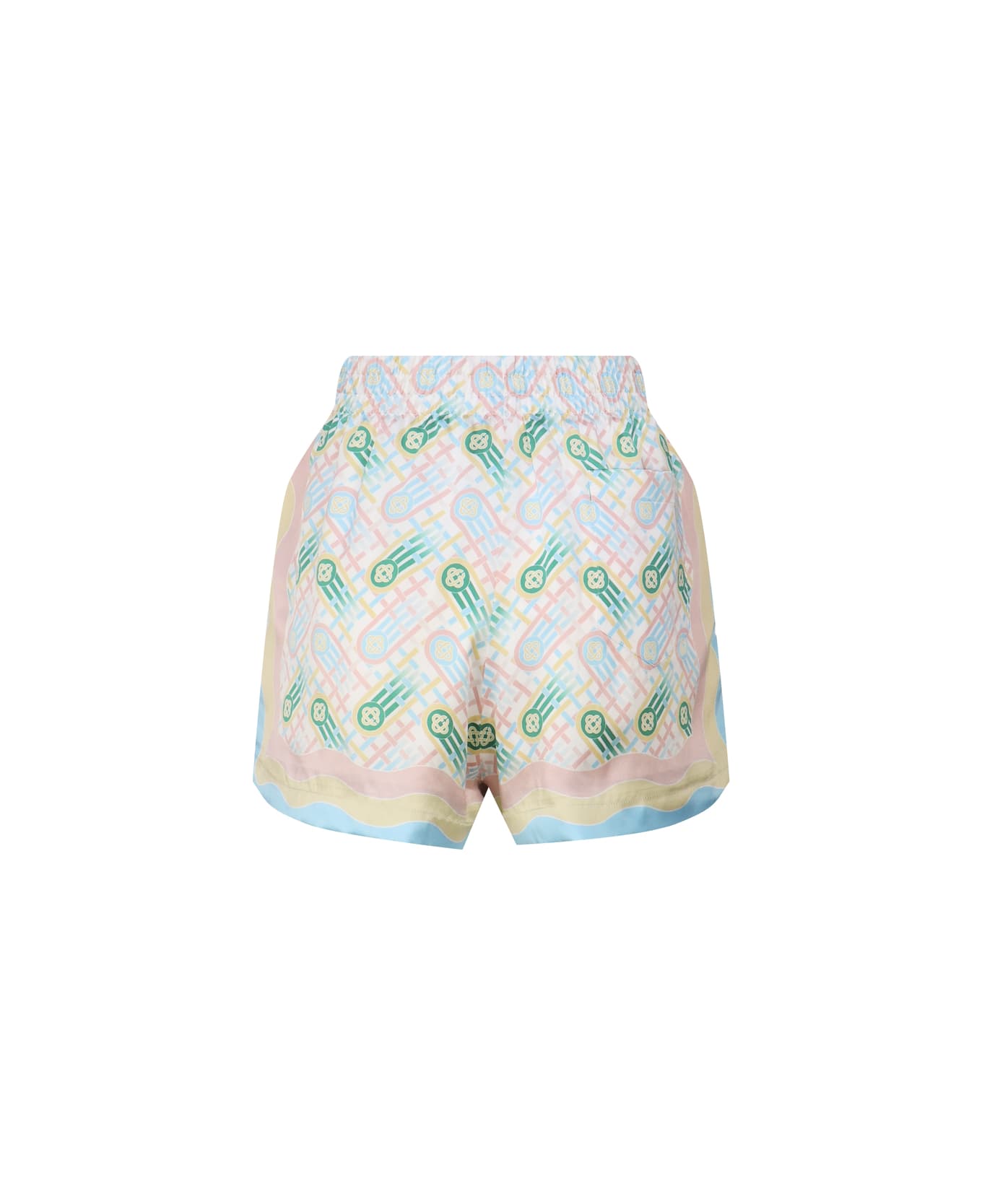 Casablanca Monogram Print Shorts - MultiColour