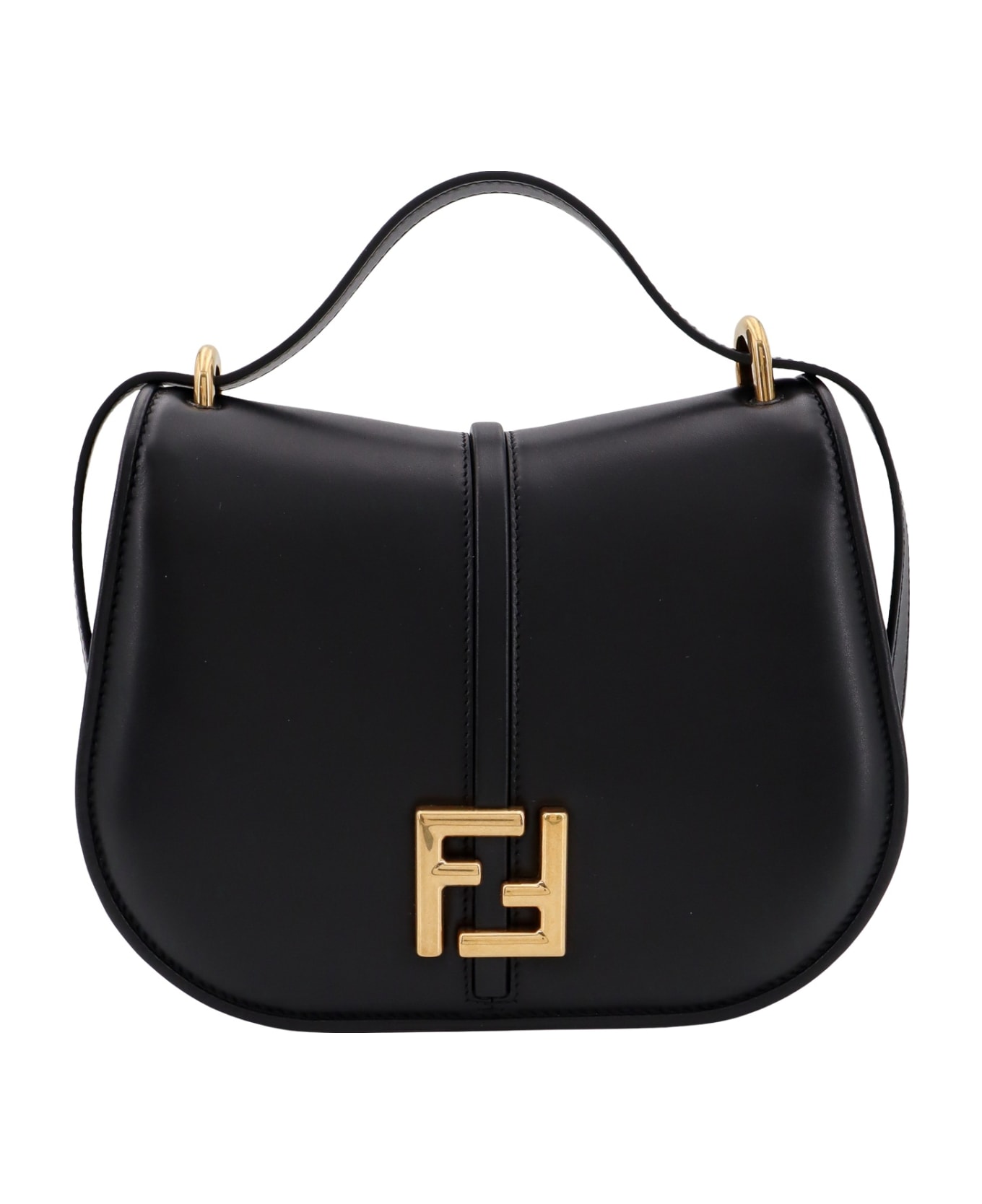 Fendi Cmon Shoulder Bag - Black