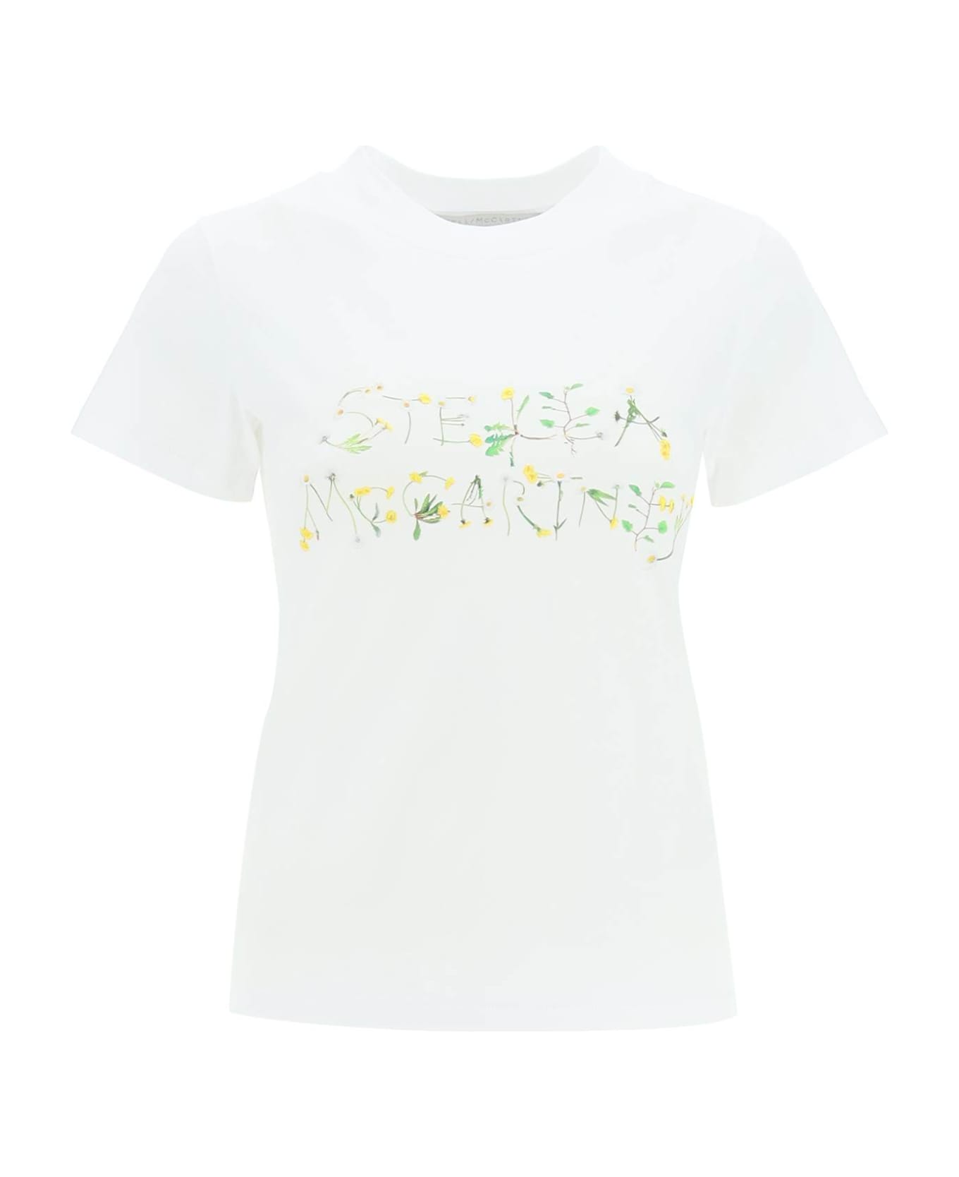 Stella McCartney The Dandelion Logo T-shirt - White