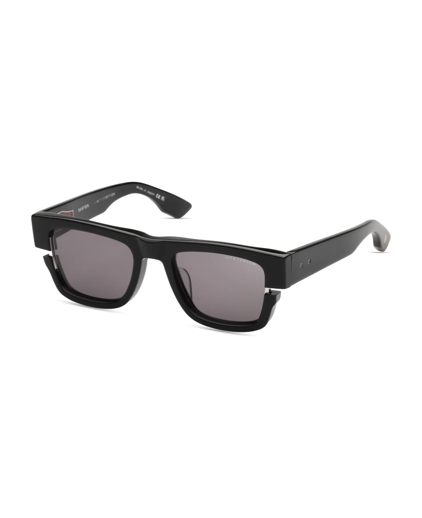 Dita Sekton - Matte Black / Silver Sunglasses - black iron サングラス