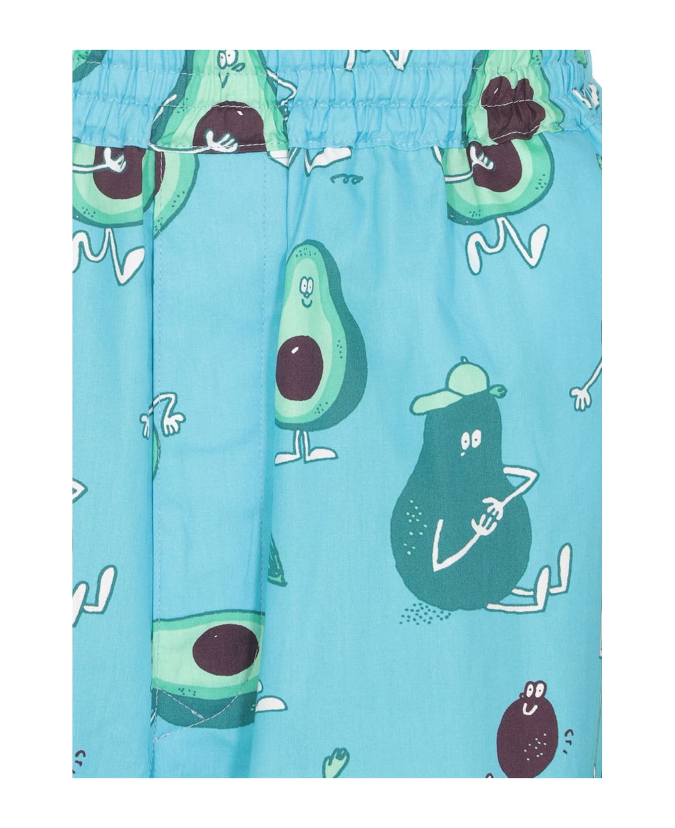 Junya Watanabe Graphic-printed Elasticated Waistband Shorts