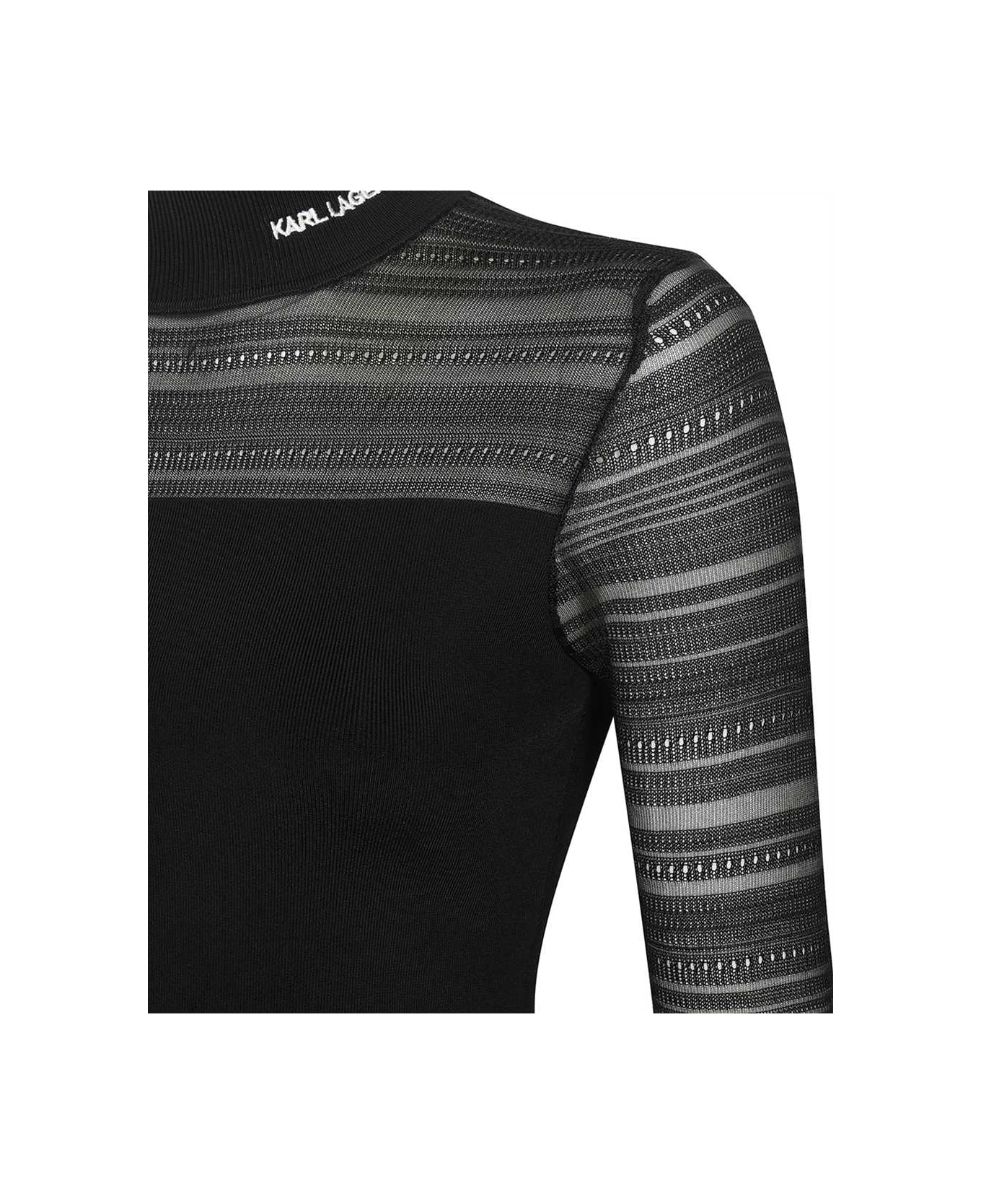 Karl Lagerfeld Turtleneck Sweater - black