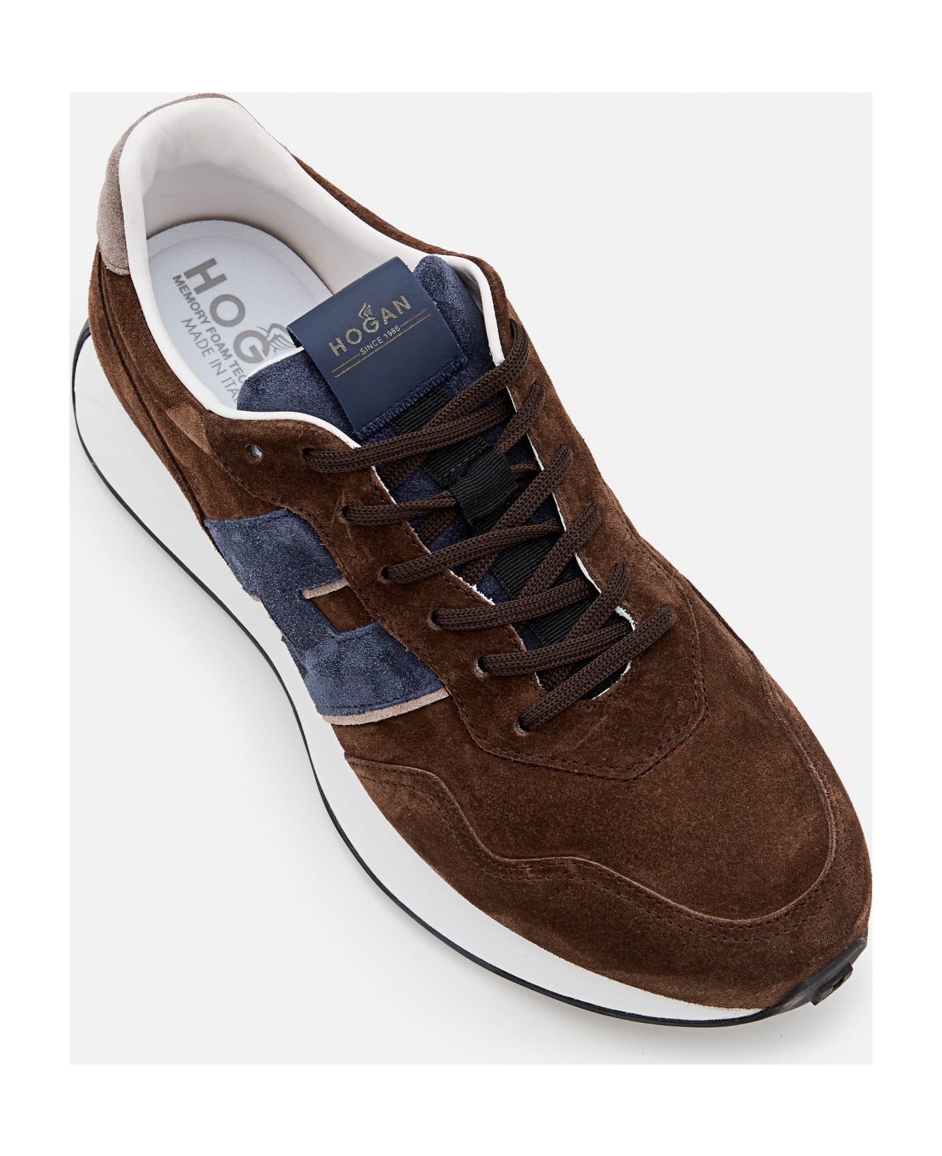 Hogan H601 Leather Low-top Sneakers - Brown