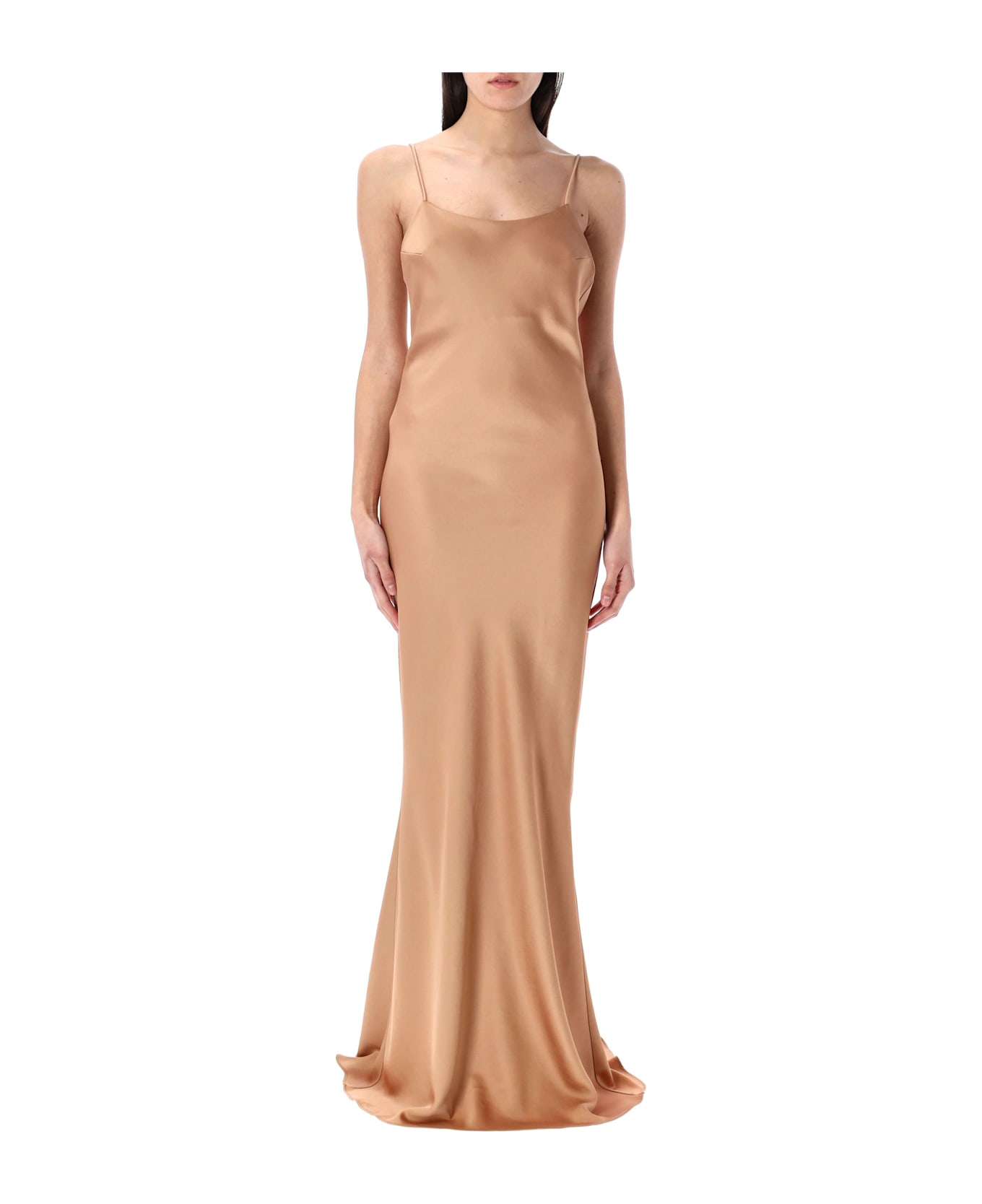 The Andamane Ninfea Maxi Slip Dress - BLUSH