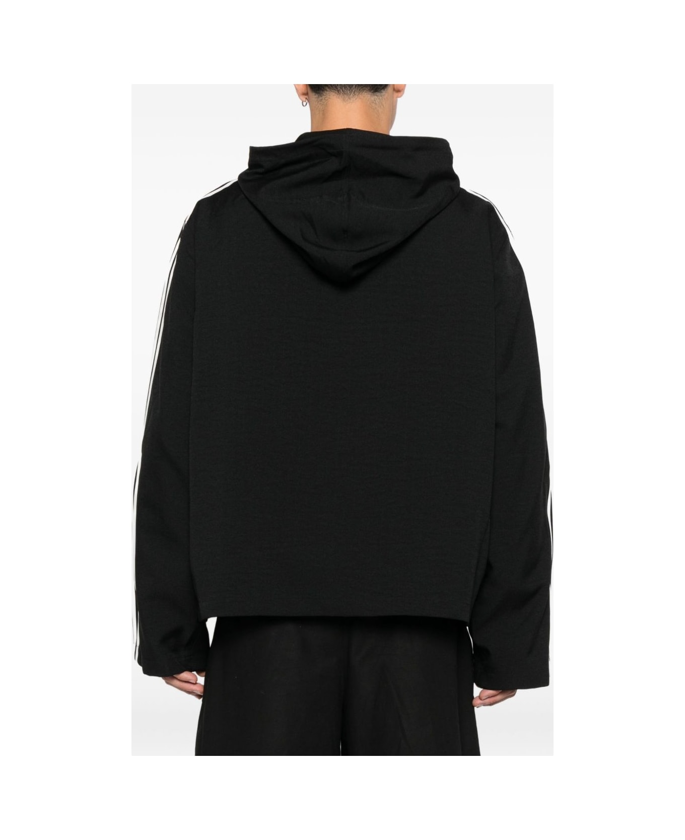 Y-3 Logo Zipped Blouson Jacket - Black