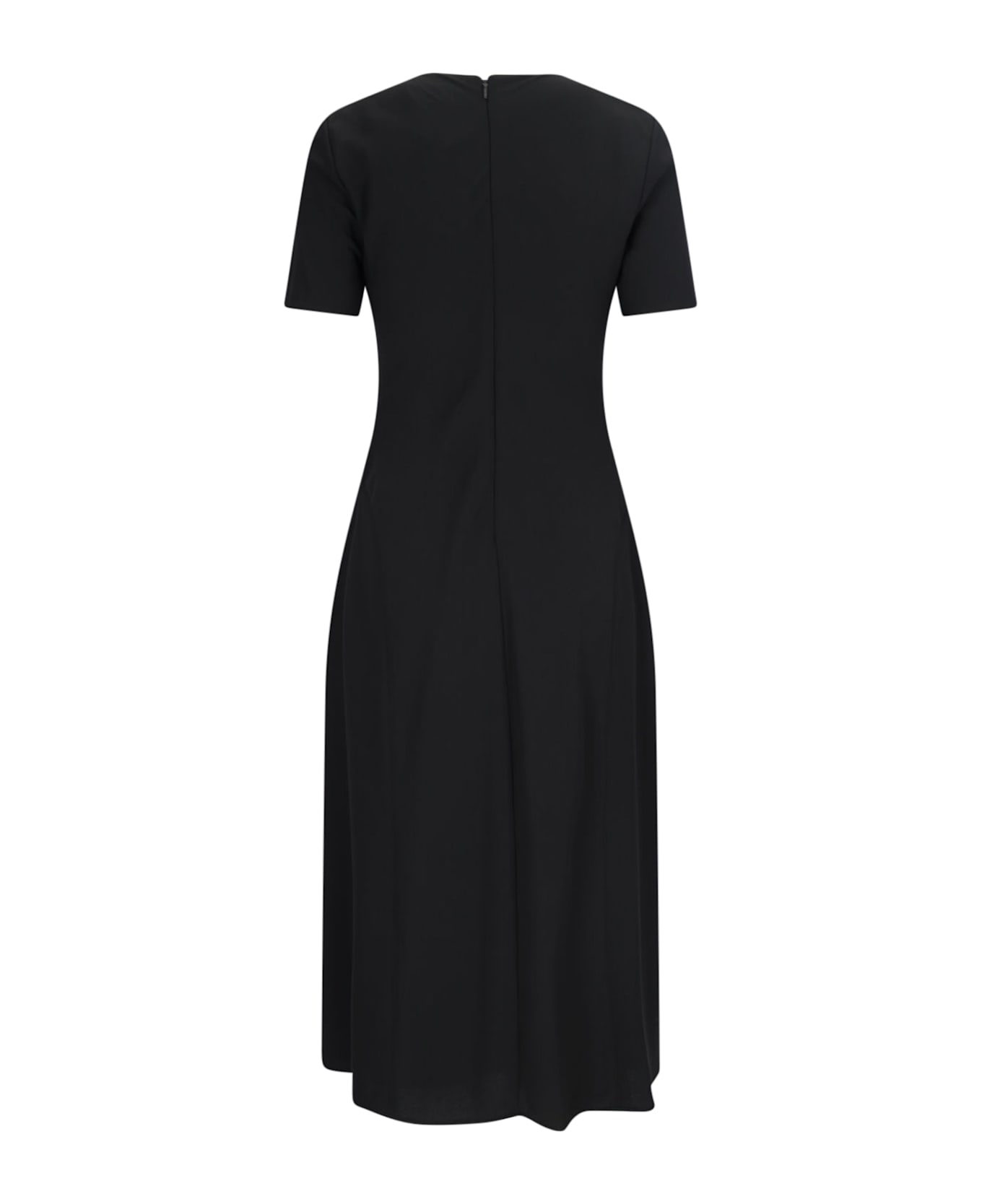 Calvin Klein Flared Midi Dress - Black  