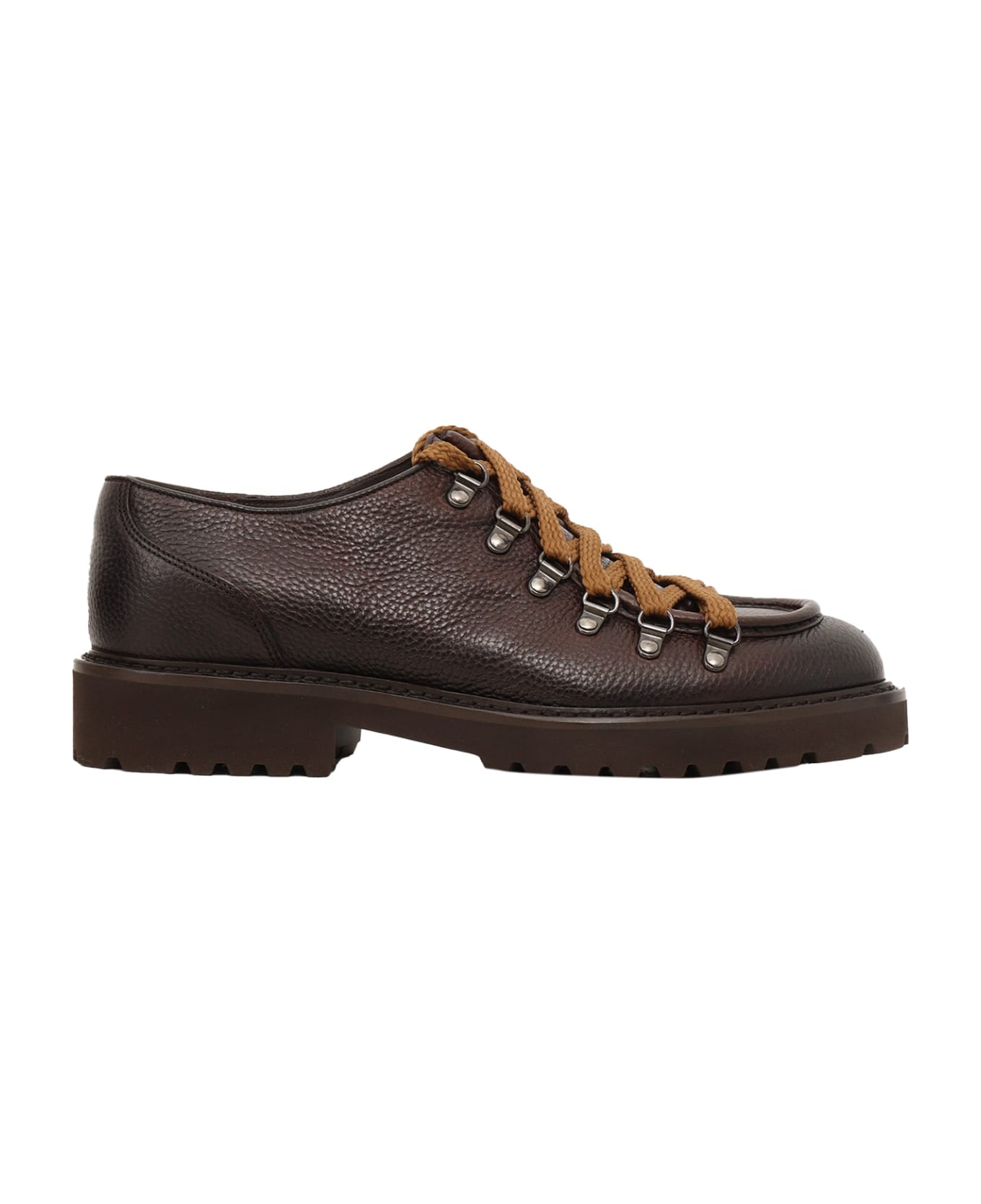 Doucal's Hooks Shoes (gm) Inca Brown+brown Sole - BROWN