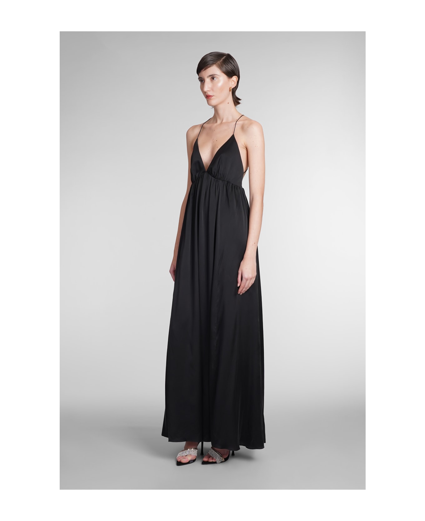 Zimmermann Dress In Black Silk - BLACK