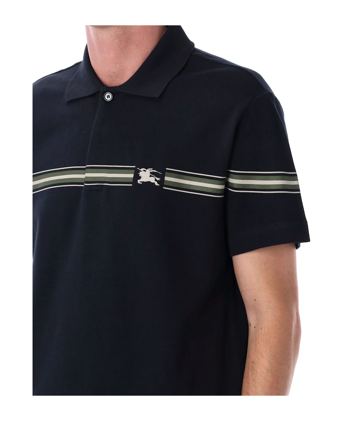 Burberry London Cotton Polo Shirt - INDIGO