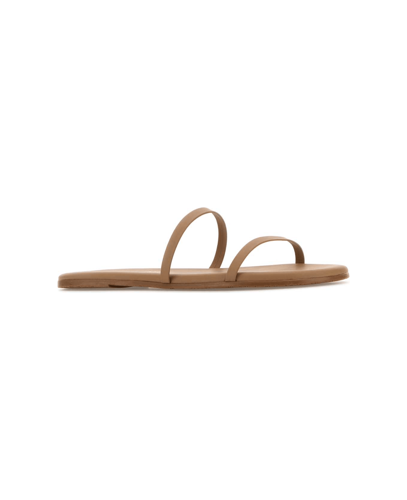 Tkees Skin Pink Leather Gemma Slippers - BEACH BUM