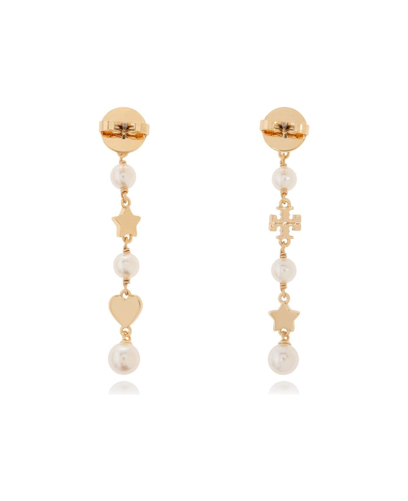 Tory Burch Kira Linear Pearl Earrings - Tory gold