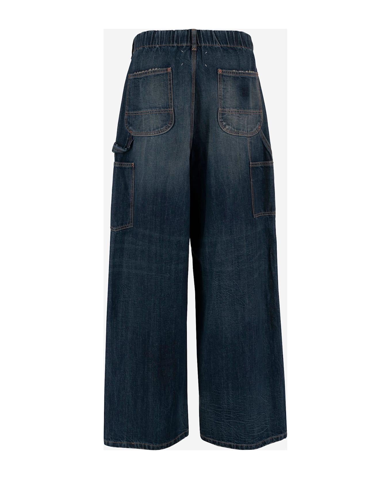 Maison Margiela Cotton Denim Jeans - Denim scuro