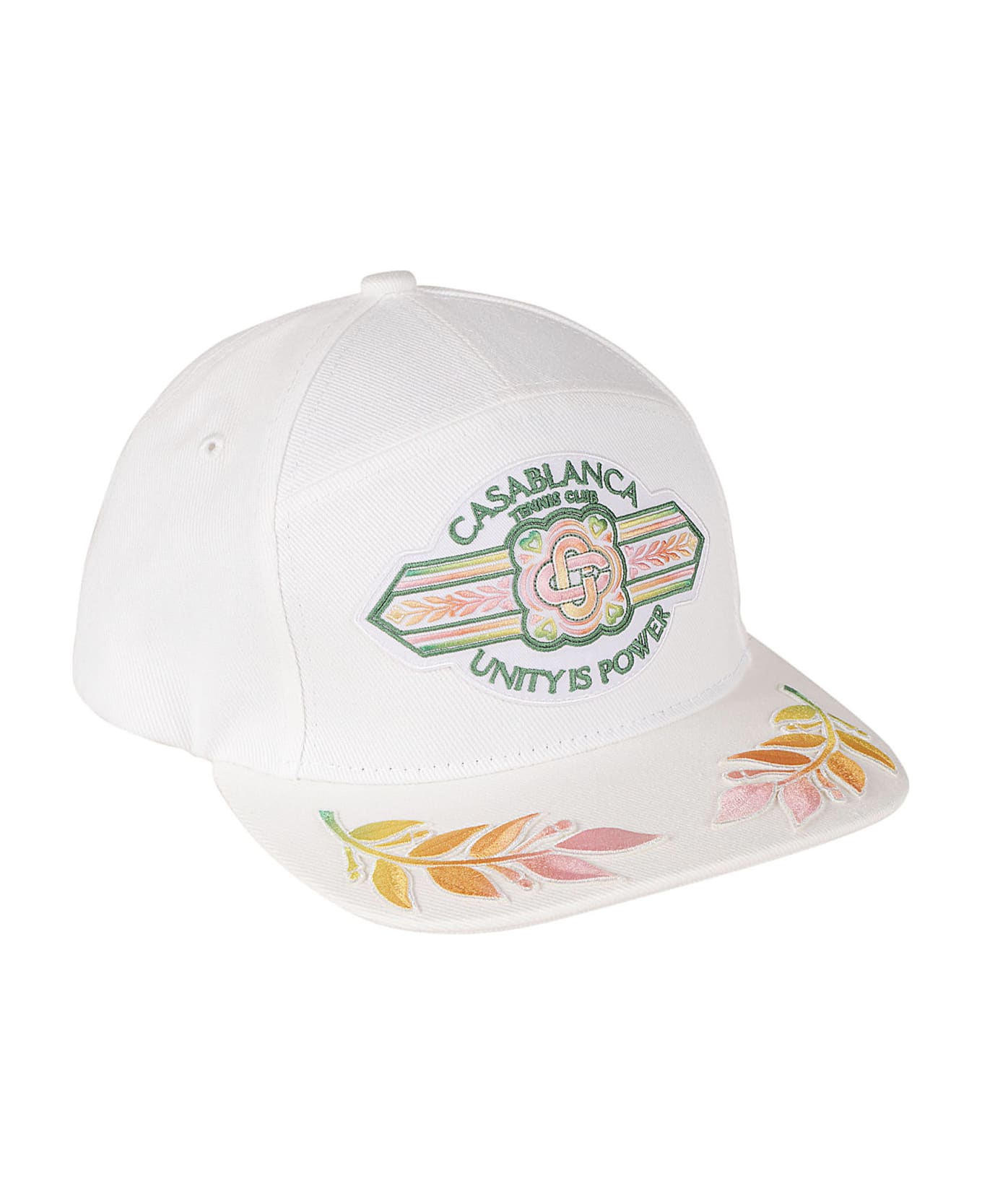 Casablanca Embroidered Baseball Cap - White