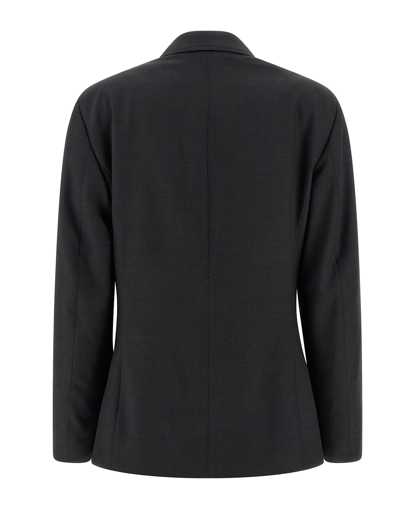 Lemaire Double-breasted Tailored Blazer - Black  