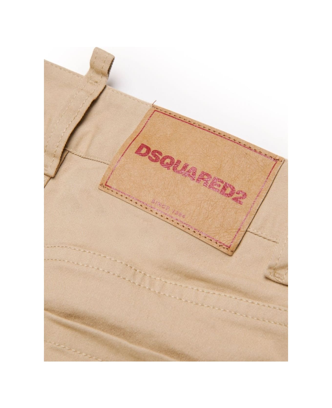 Dsquared2 Jeans Con Logo - Beige
