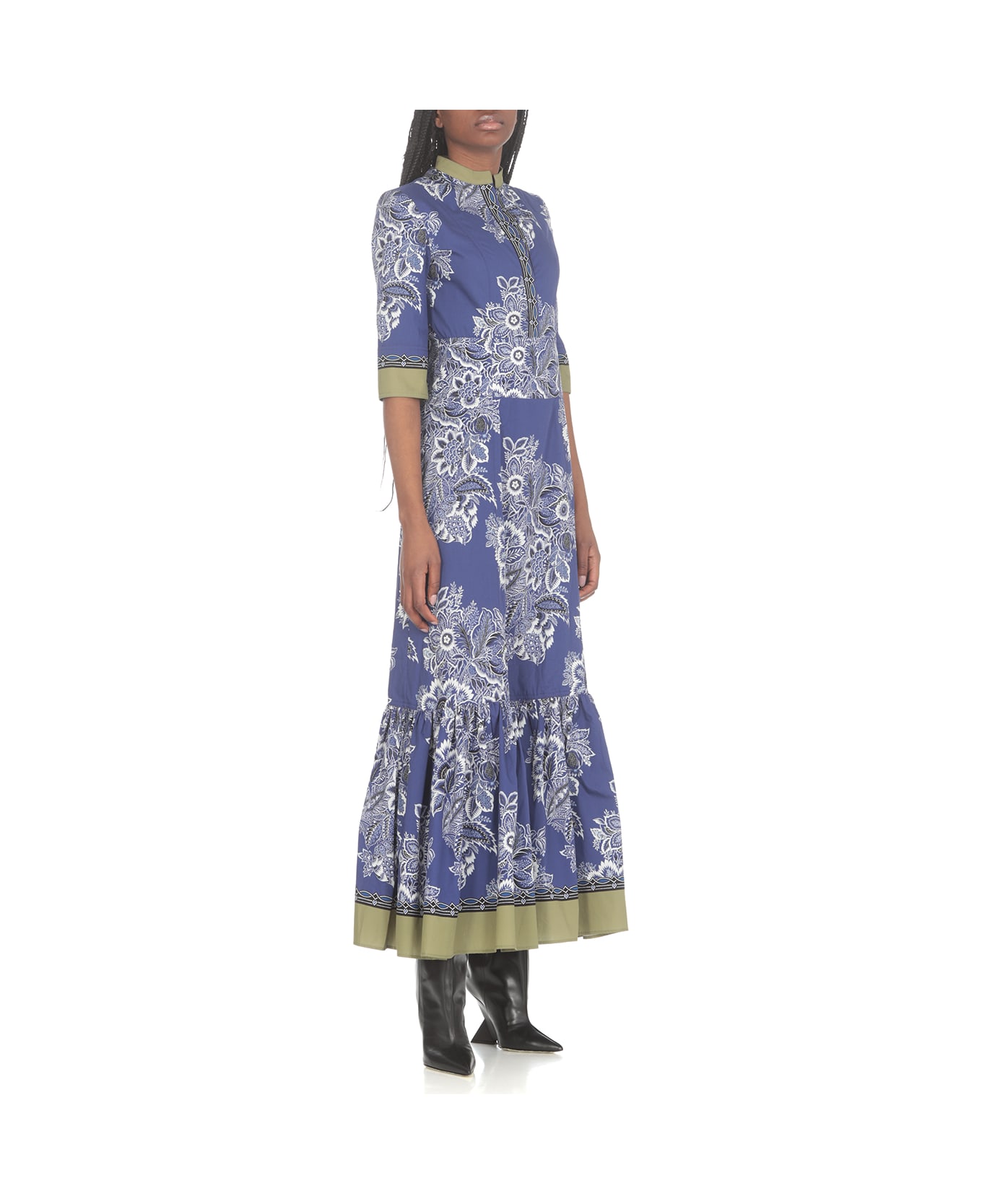 Etro Dress - PRINT ON BLUE BASE ワンピース＆ドレス