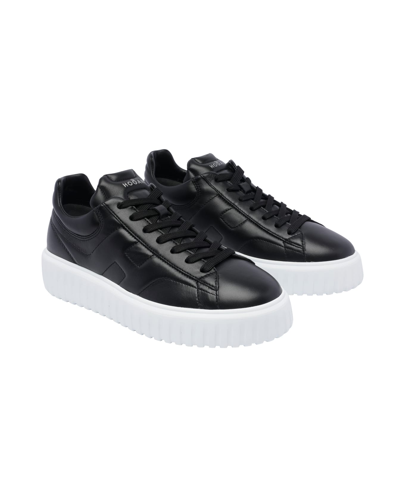Hogan H-stripes Sneakers - Black