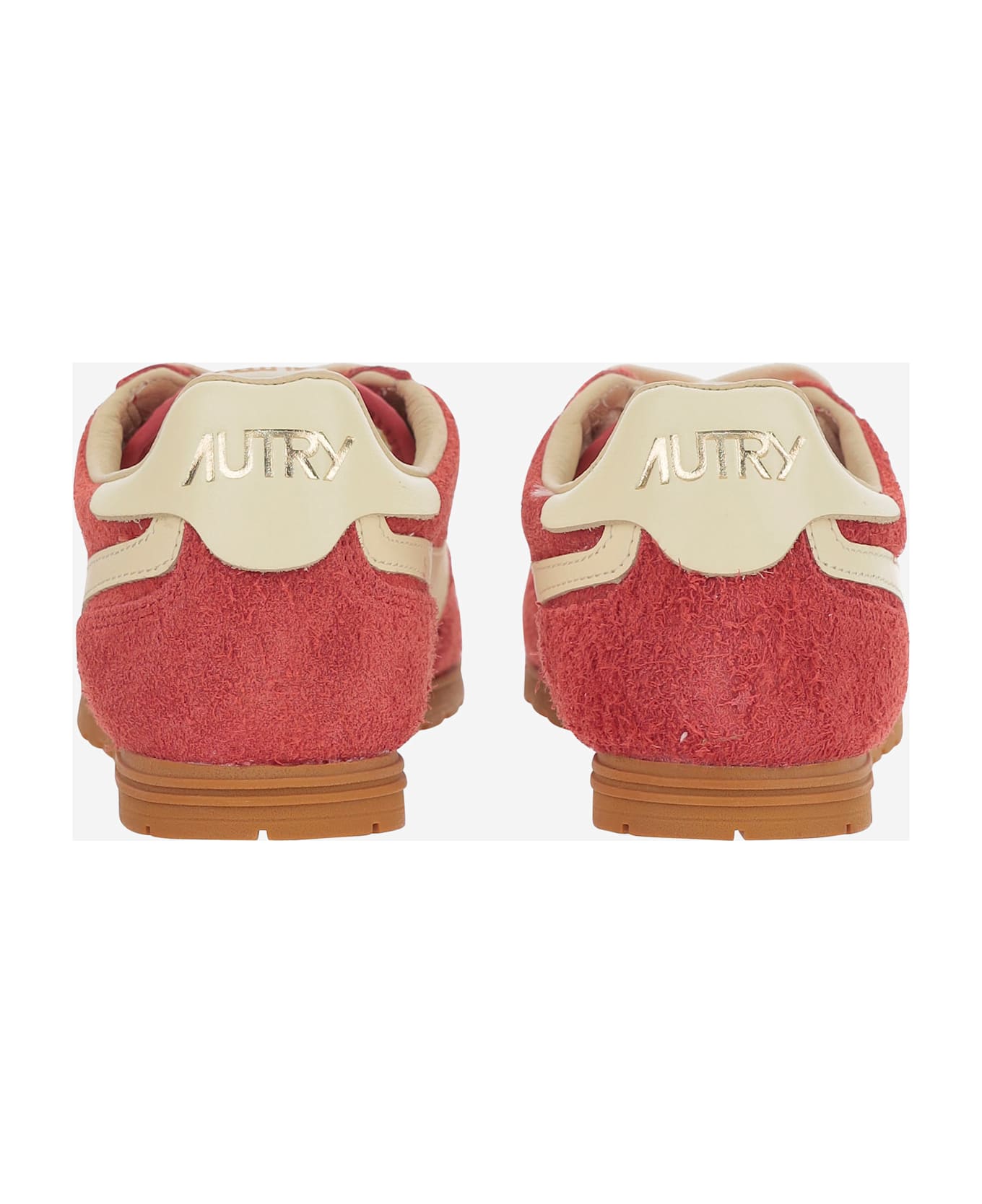 Autry Windspin Leather Sneakers - Red