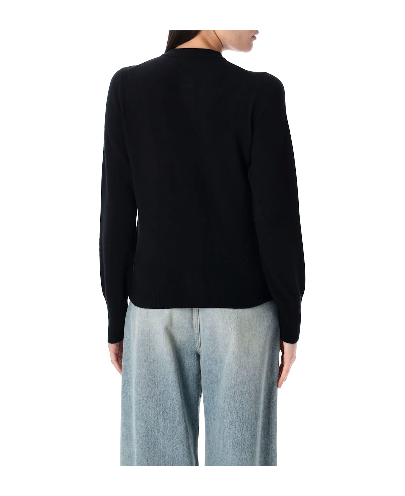 Rhea Costa Cardigan. - BLACK