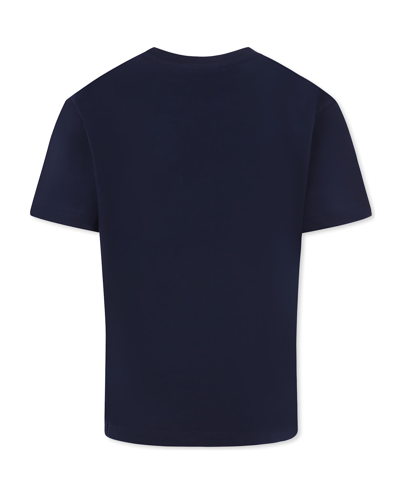 Barrow Blue T-shirt For Kids With Smiley - Blue