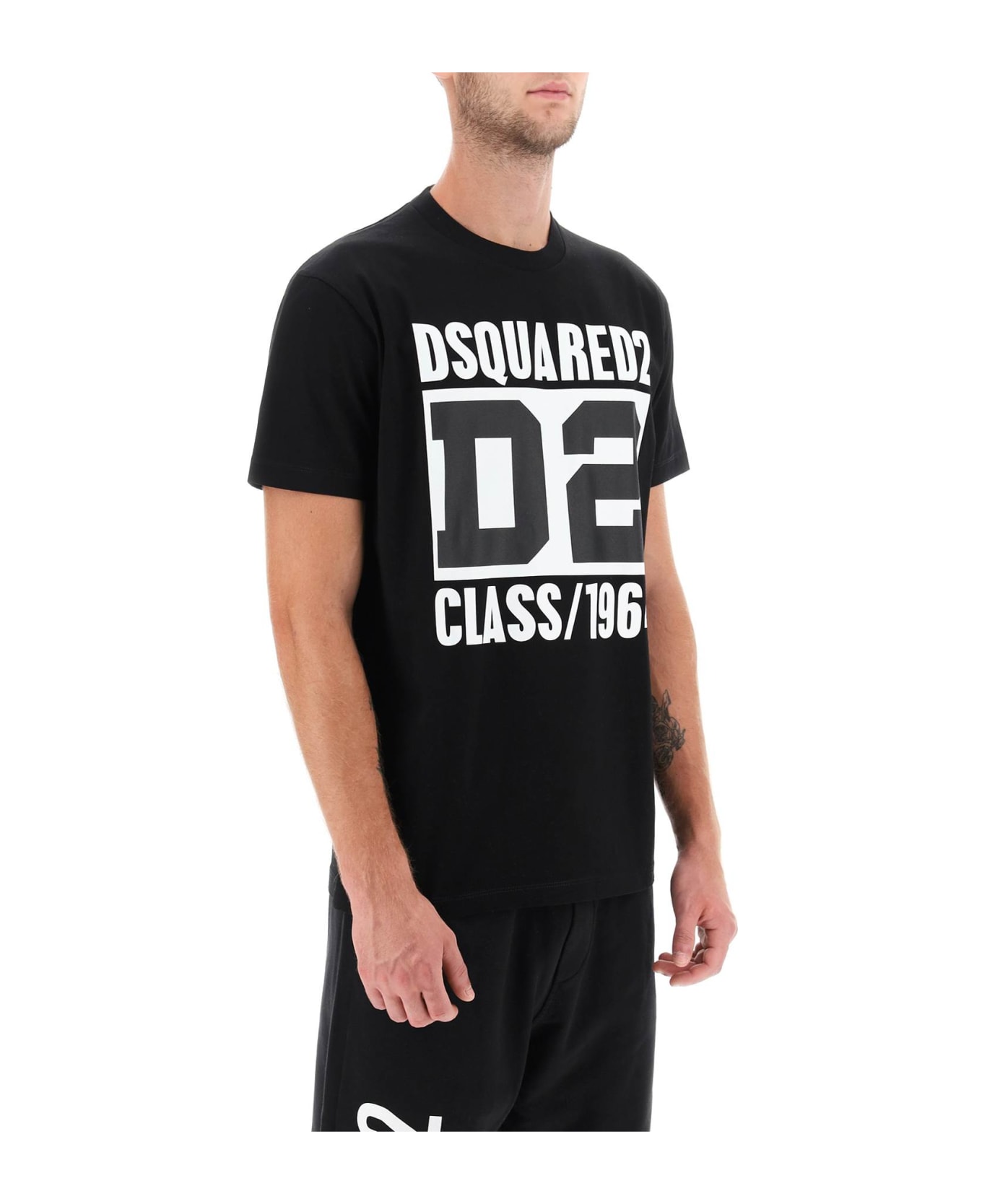 Dsquared2 Printed T-shirt - BLACK (Black)